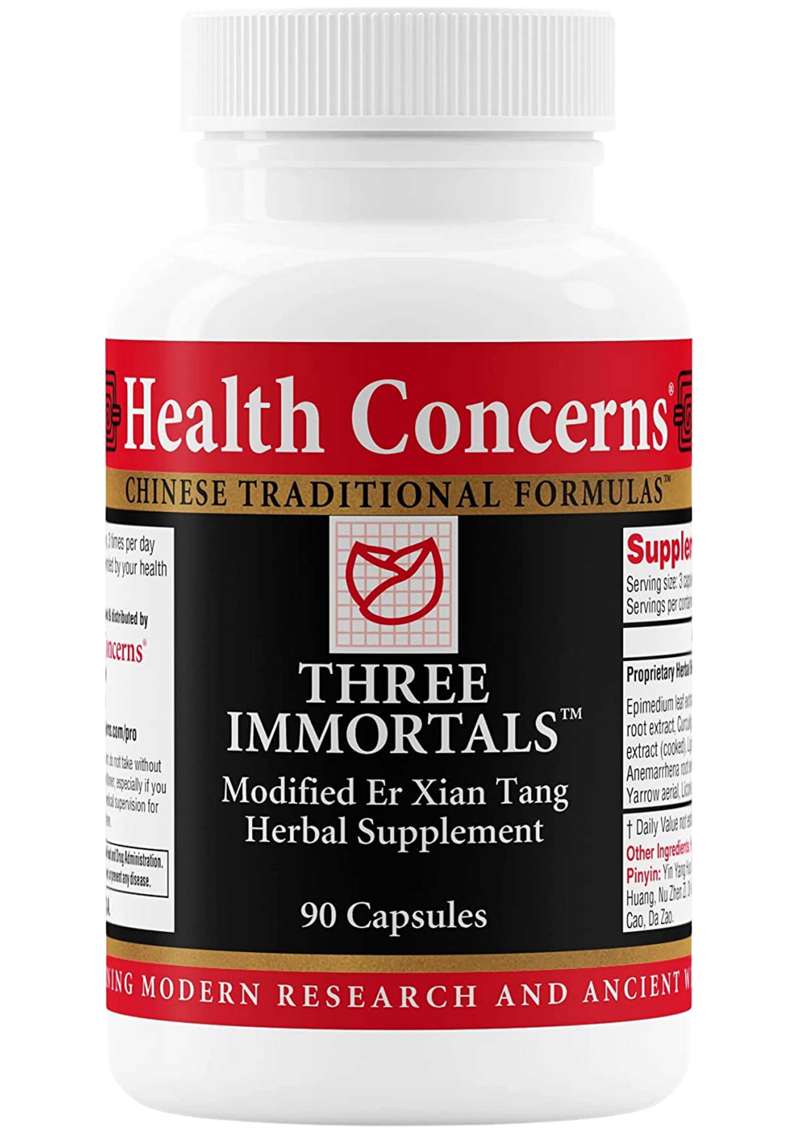 Health Concerns Three Immortals