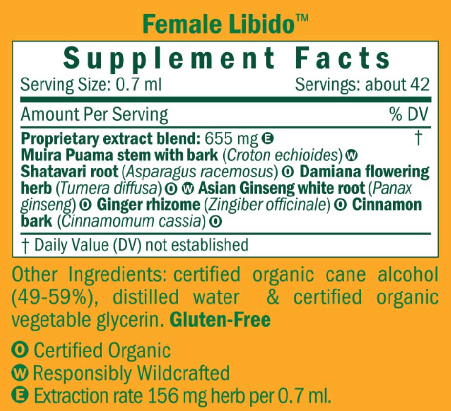 Herb Pharm Female Libido Ingredients