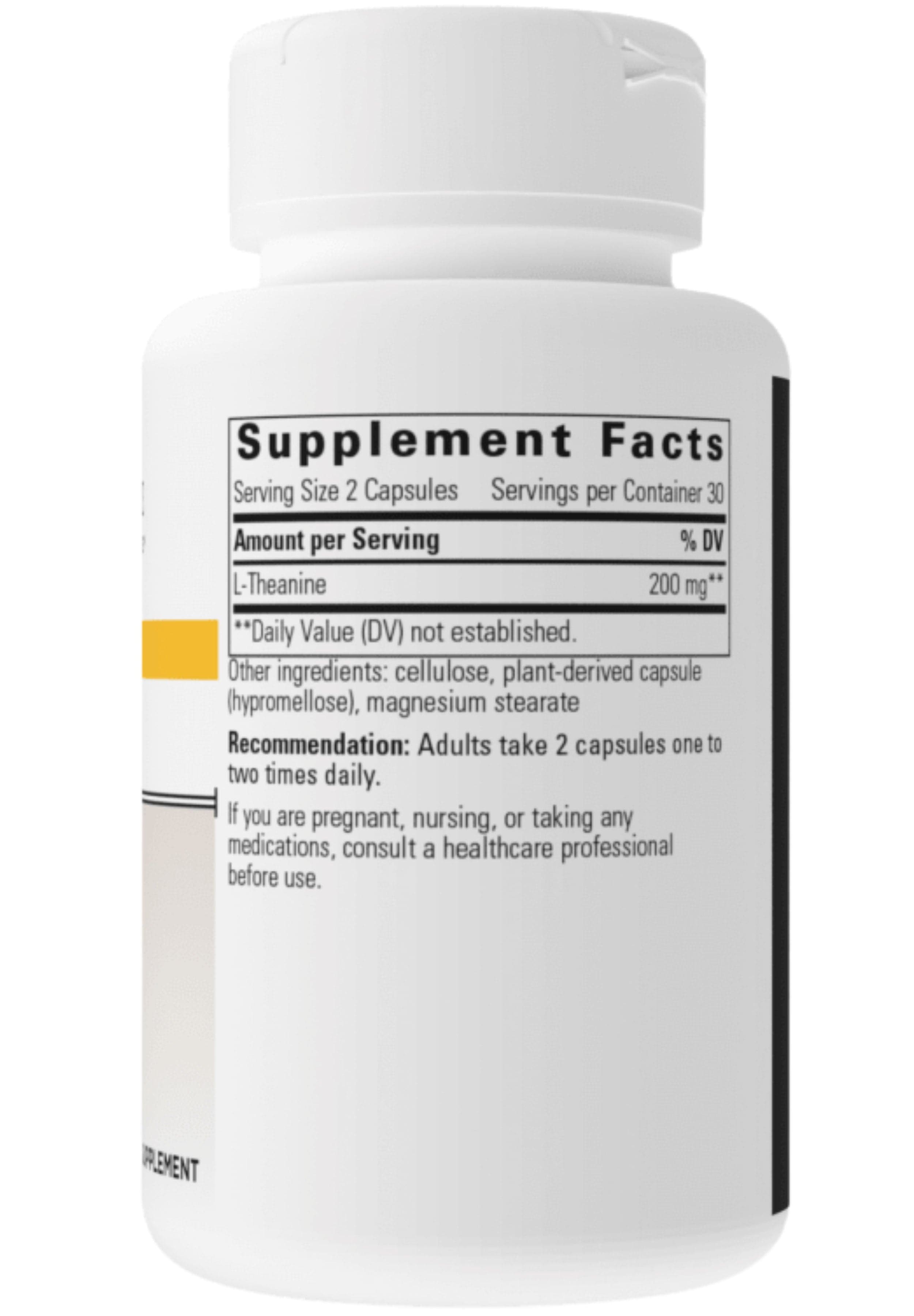 Integrative Therapeutics L-Theanine Ingredients