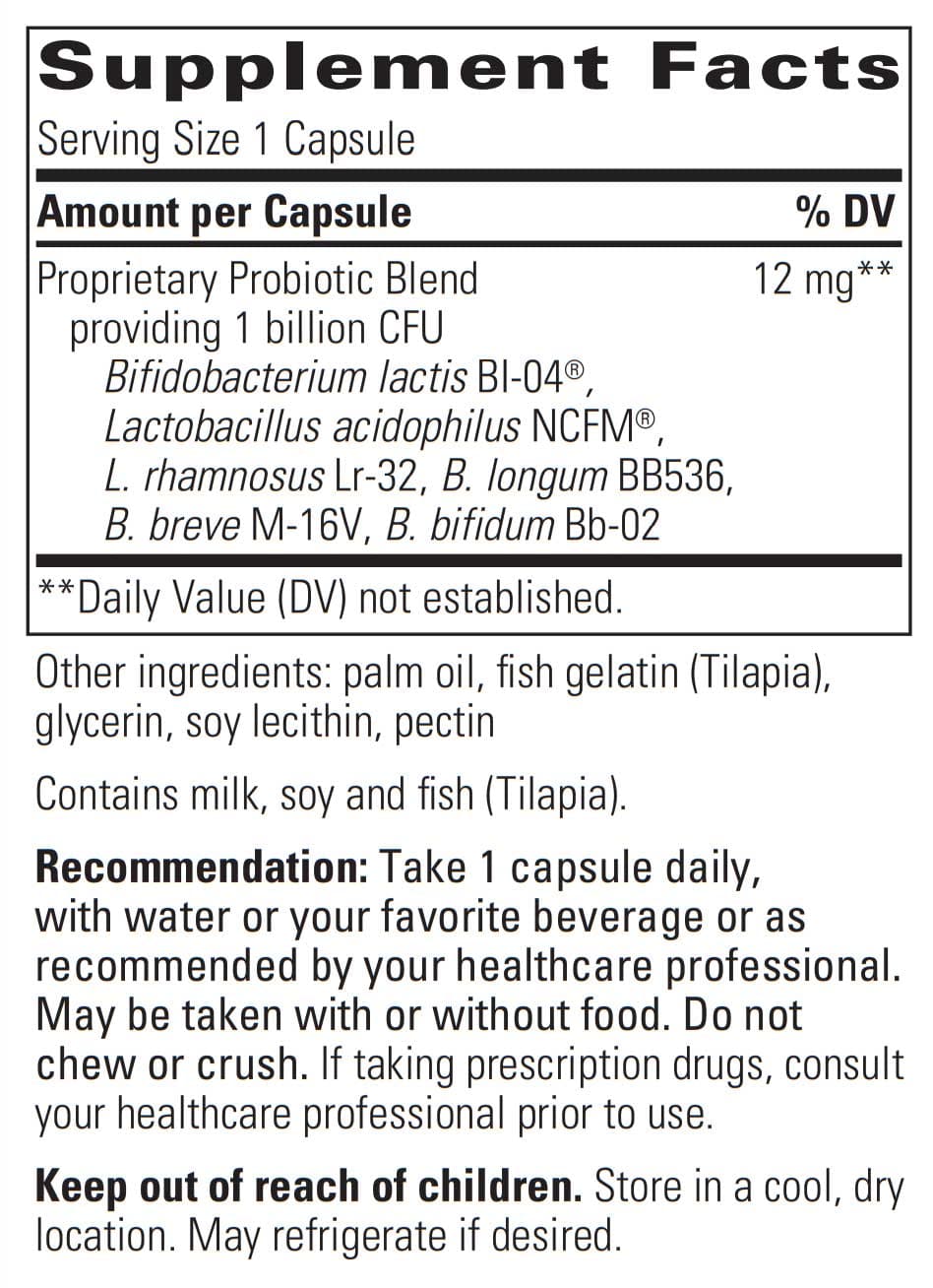 Integrative Therapeutics Pro-Flora Concentrate Ingredients