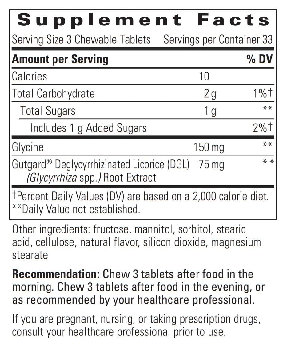 Integrative Therapeutics Rhizinate Ingredients