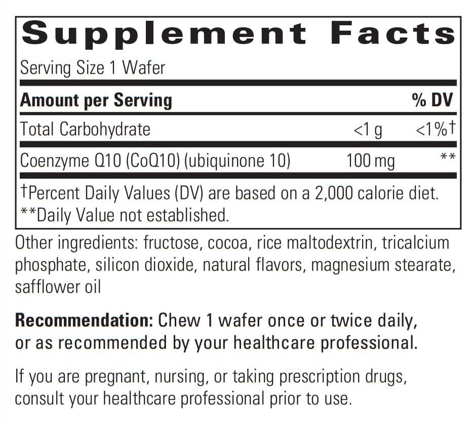 Integrative Therapeutics Vitaline CoQ10 Ingredients