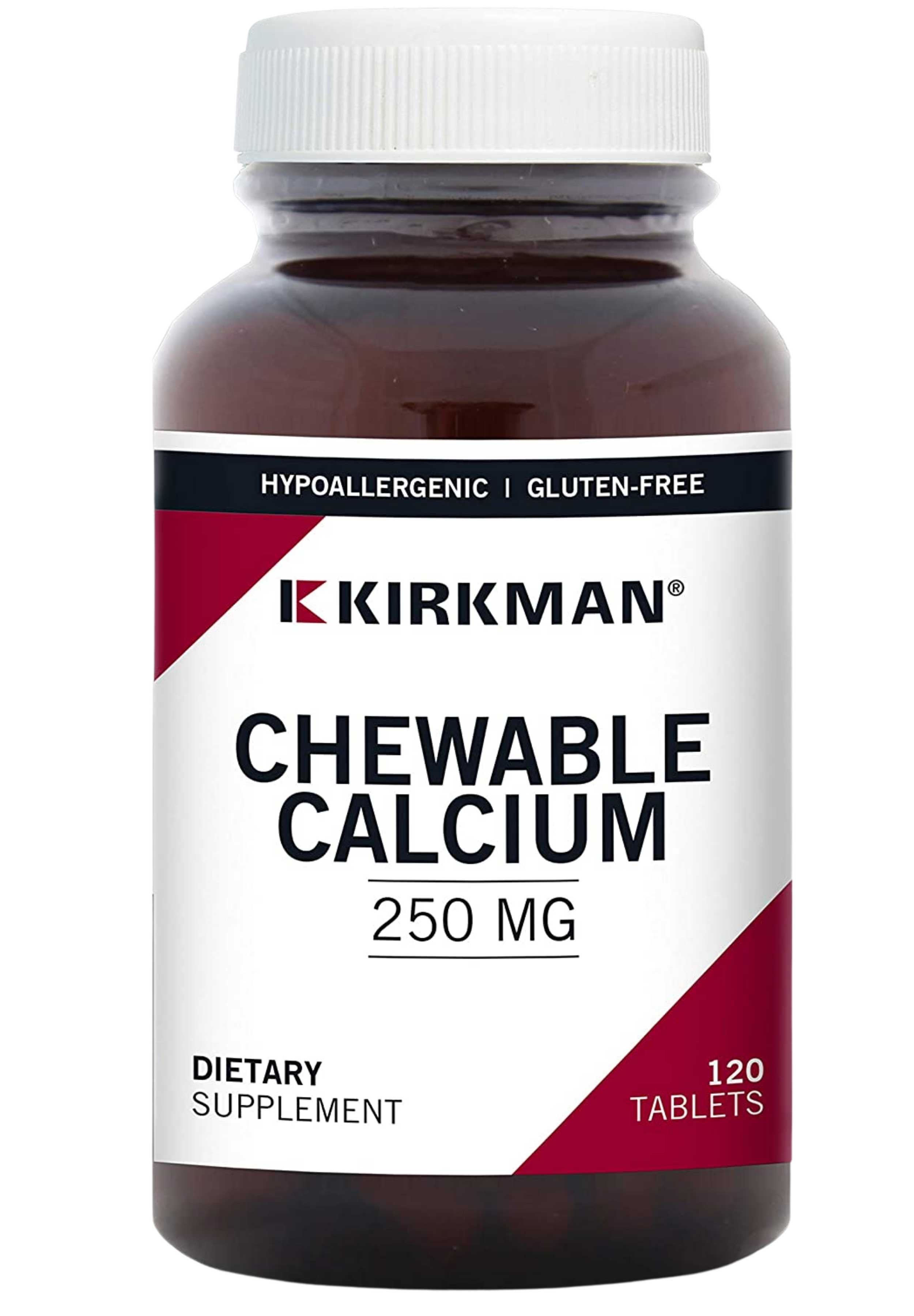 Kirkman Calcium 250 mg with Vitamin D-3 Chewable Tablets