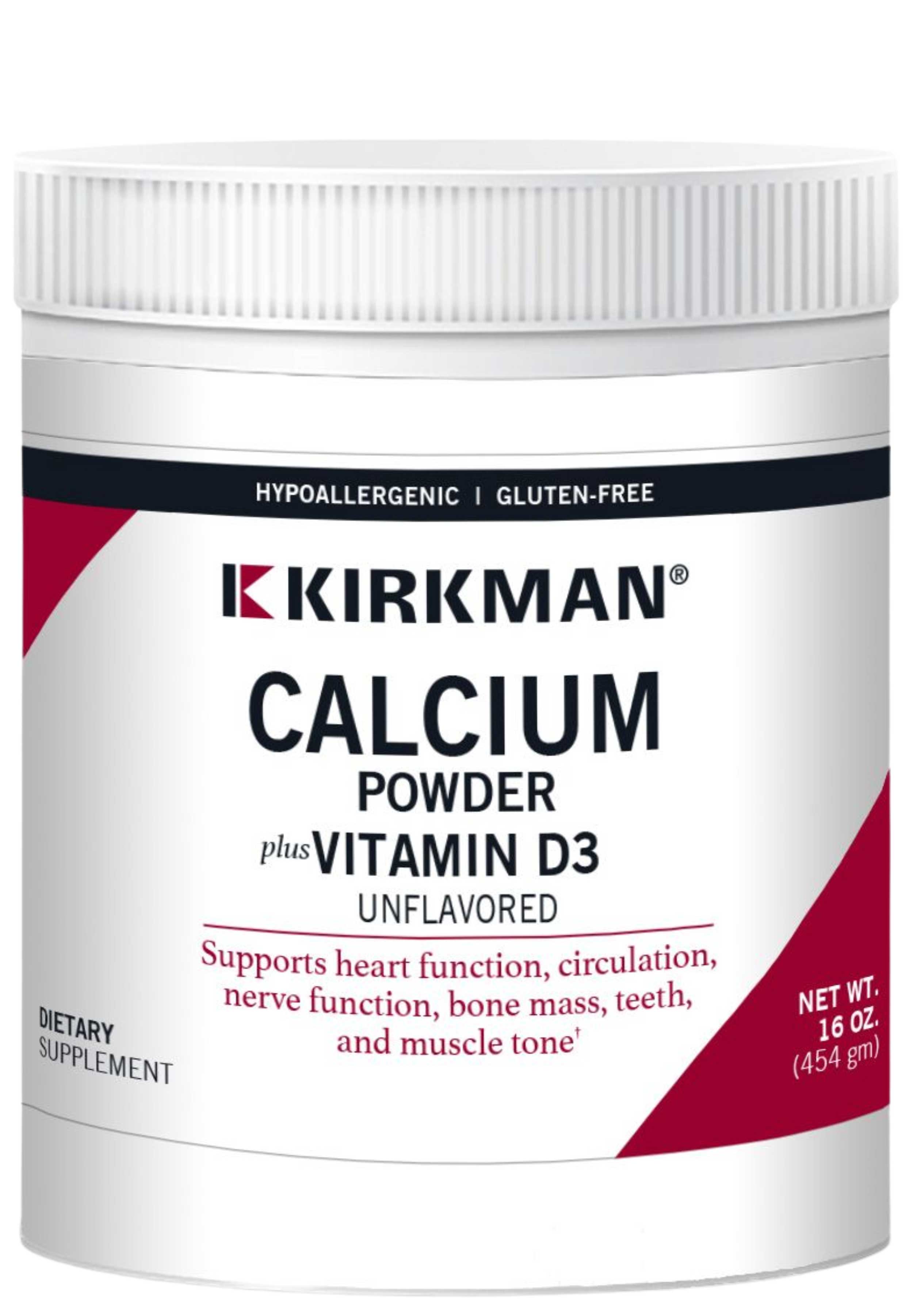 Kirkman Calcium with Vitamin D3 Powder - Unflavored