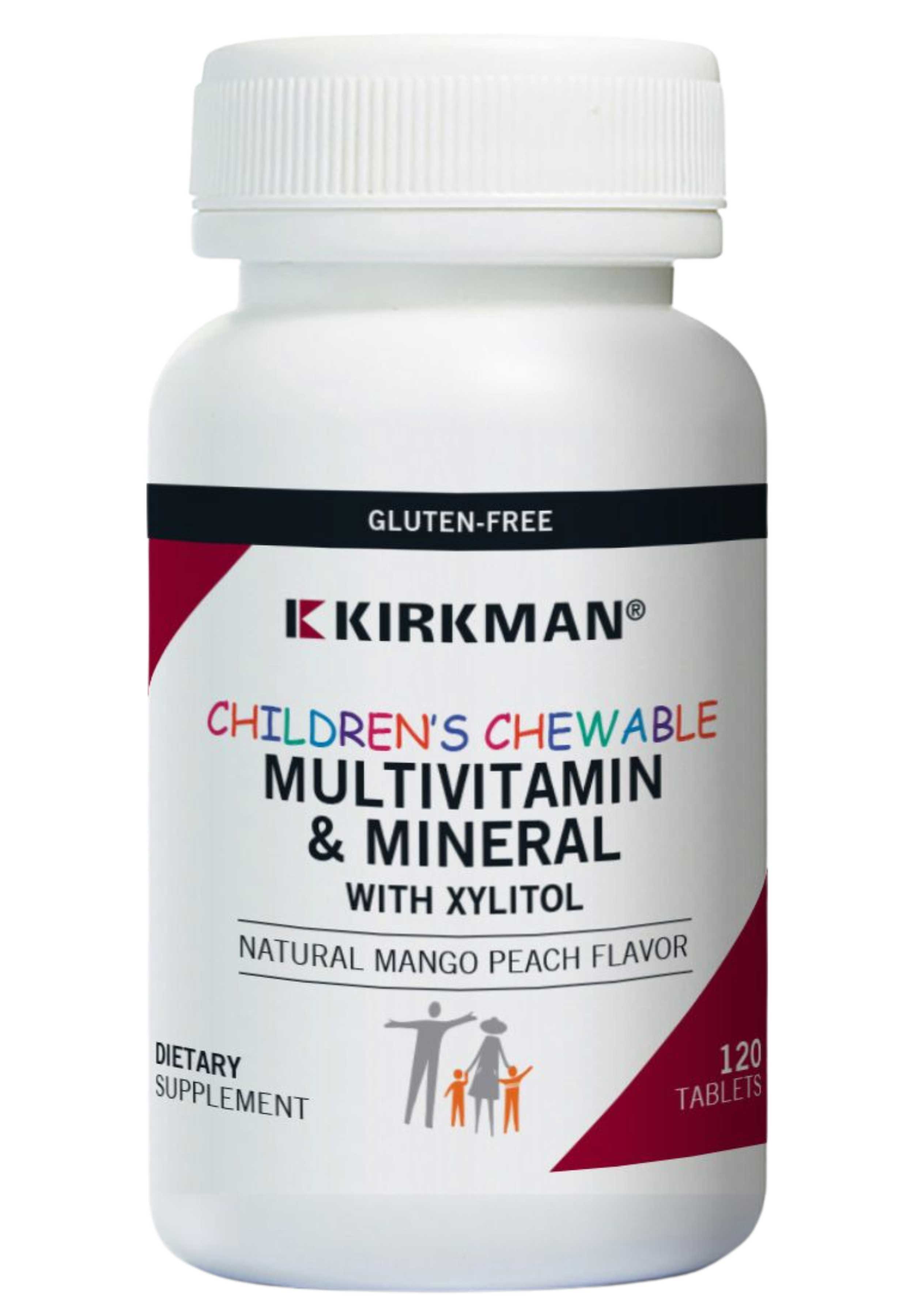 Kirkman Children's Chewable Multivitamin & Mineral with Xylitol