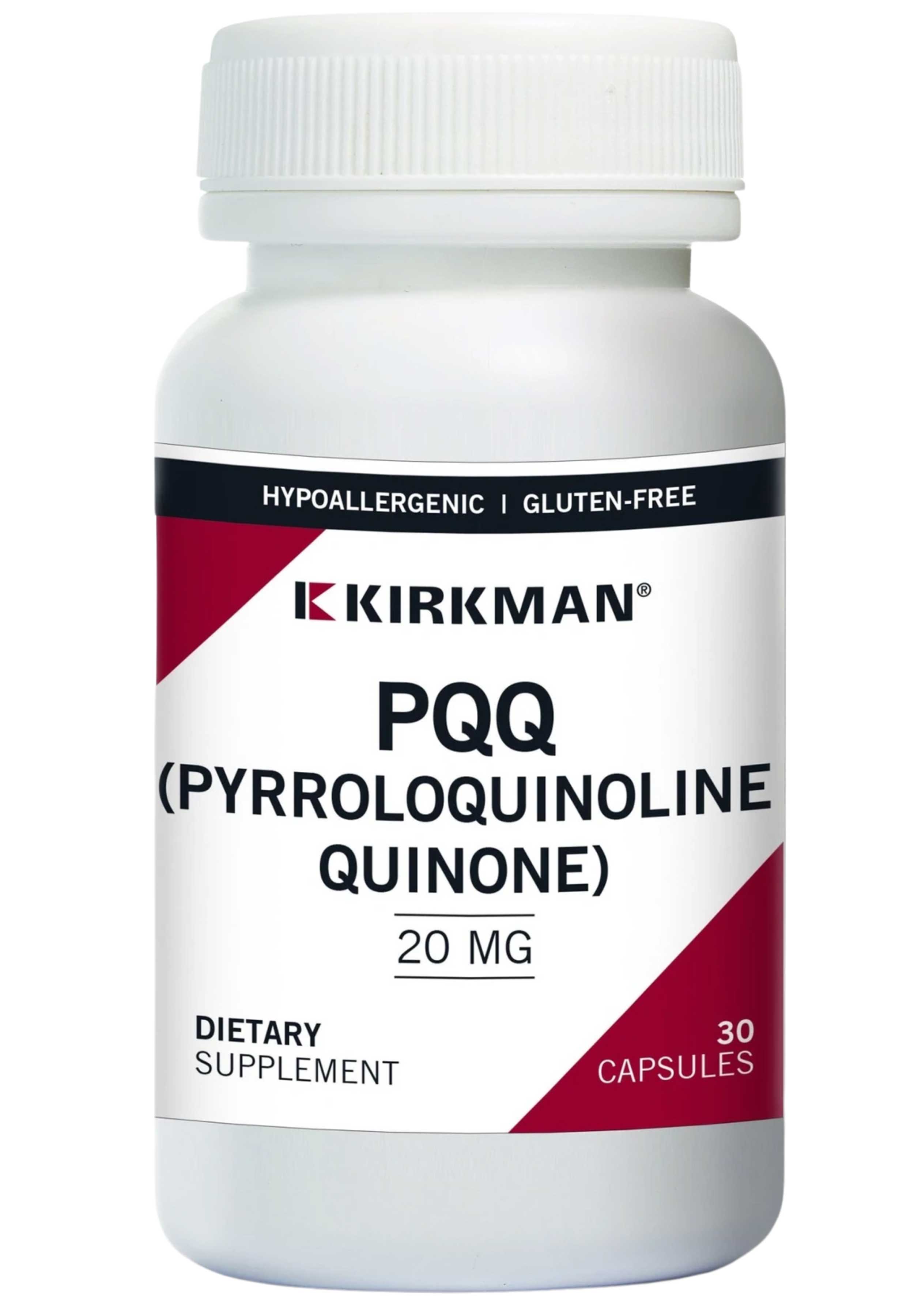 Kirkman PQQ (Pyrroloquinoline Quinone) 20 mg