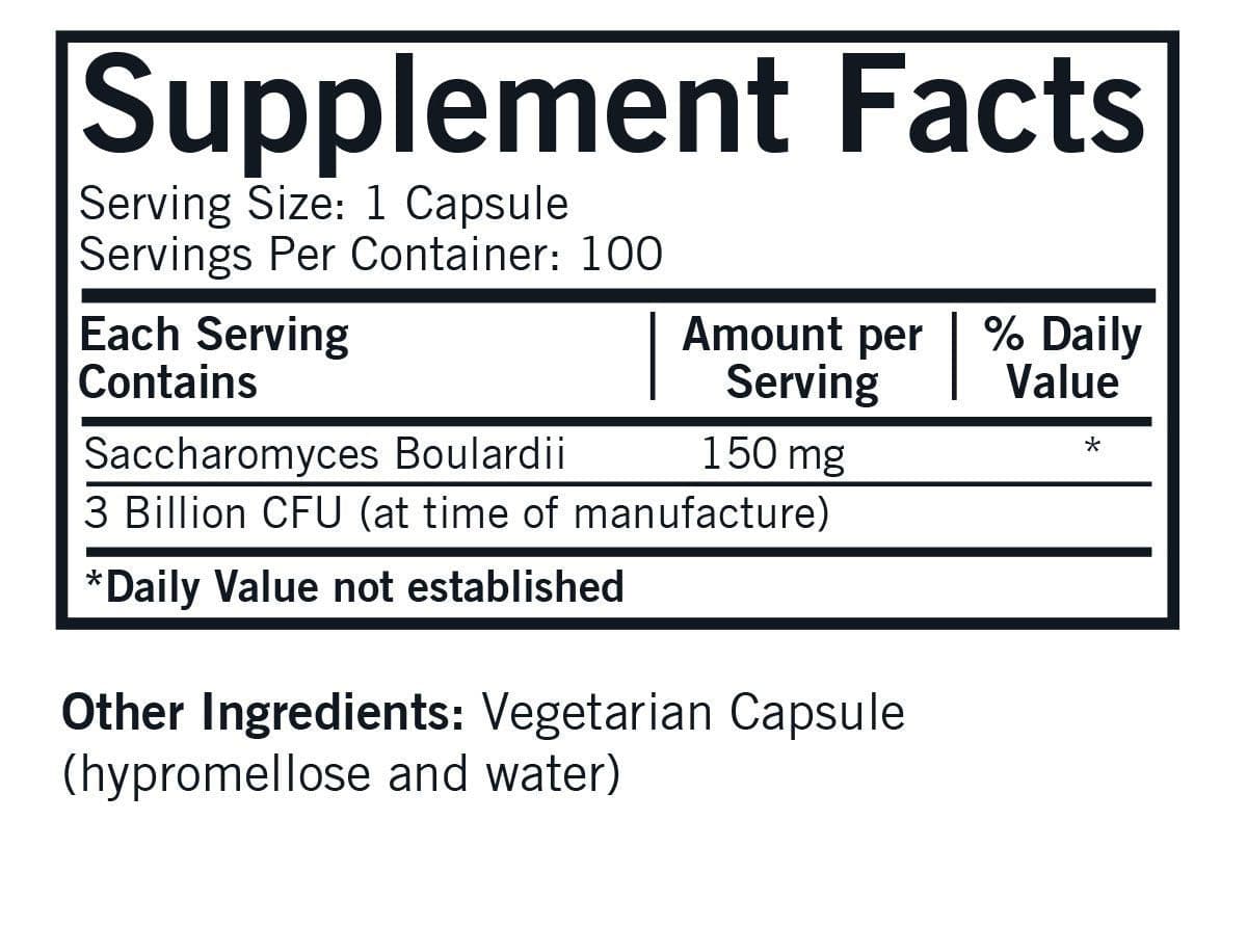 Kirkman Saccharomyces Boulardii Ingredients