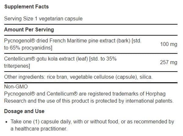 Life Extension Arterial Protect Ingredients