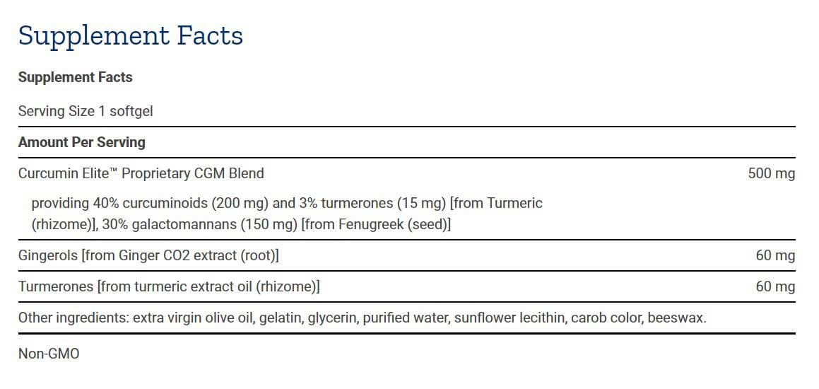 Life Extension Advanced Curcumin Elite