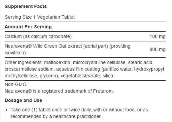 Life Extension Dopa-Mind Ingredients