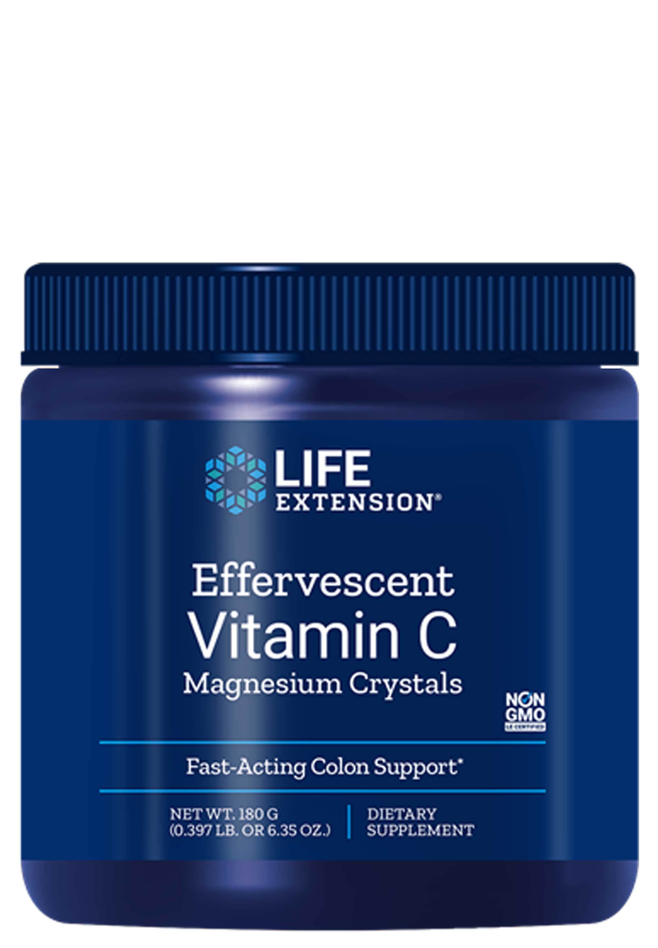 Life Extension Effervescent Vitamin C - Magnesium Crystals