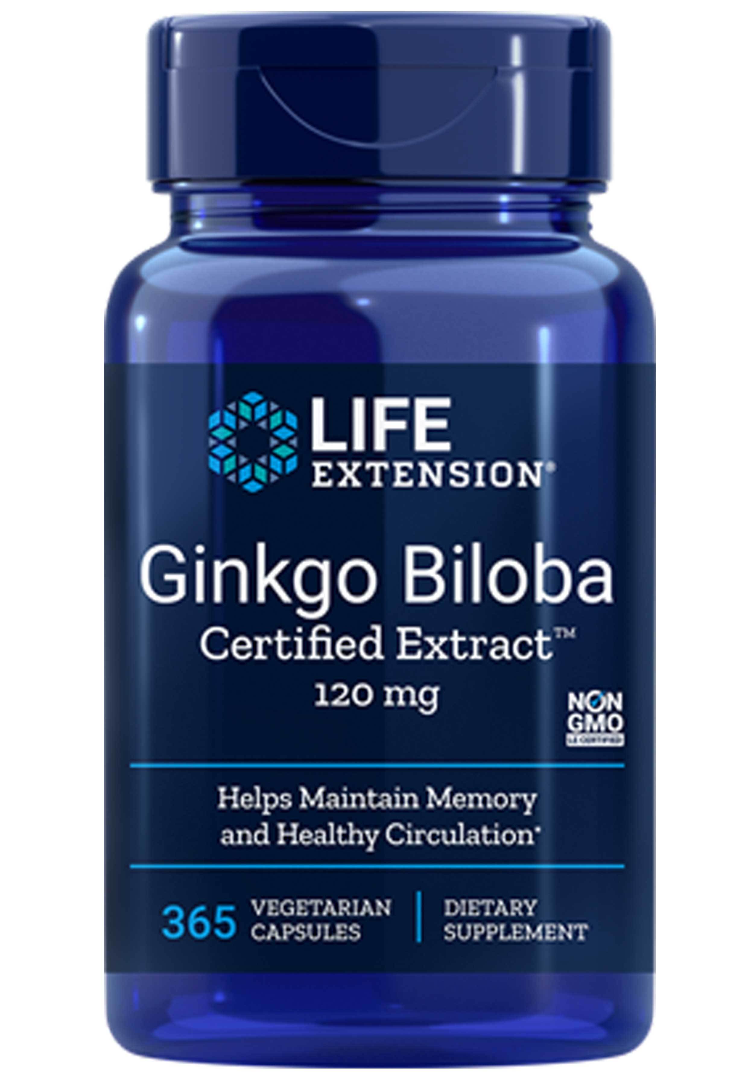 Life Extension Ginkgo Biloba Certified Extract