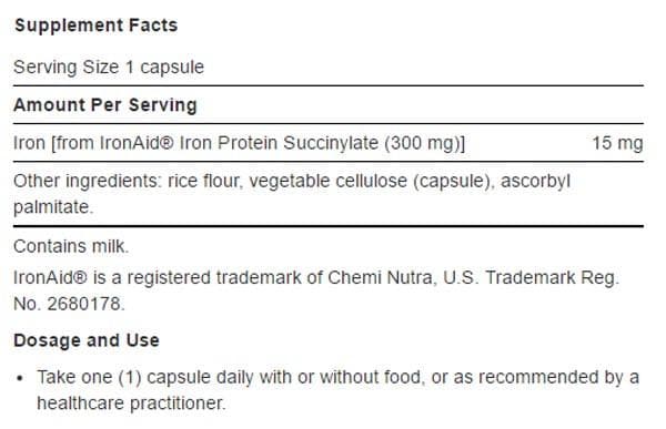 Life Extension Iron Protein Plus