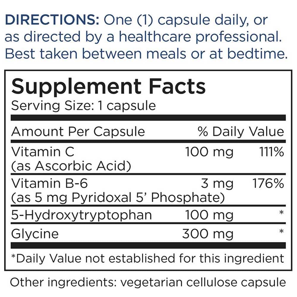 Metabolic Maintenance 5-HTP 100 mg Ingredients