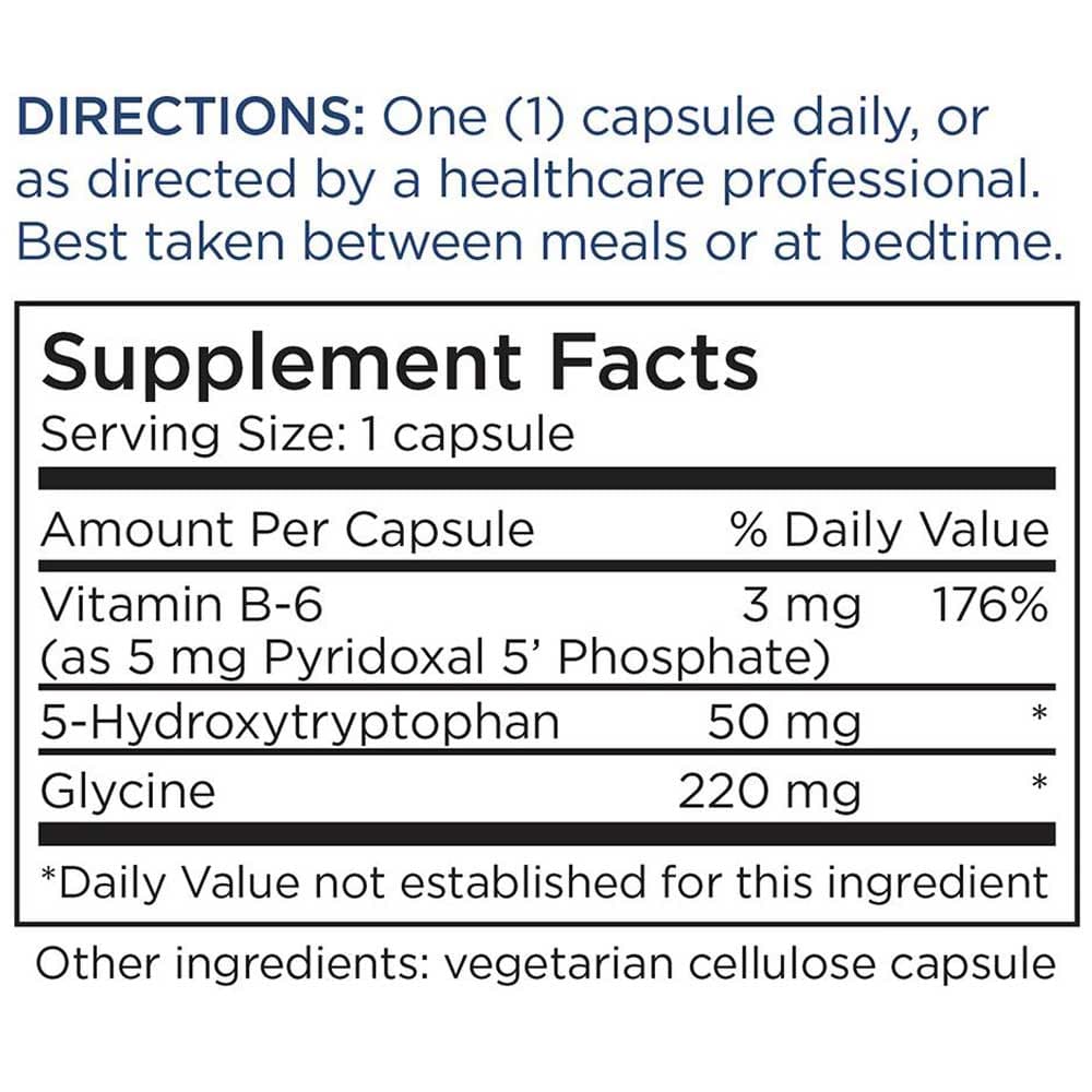Metabolic Maintenance 5-HTP 50 mg Ingredients