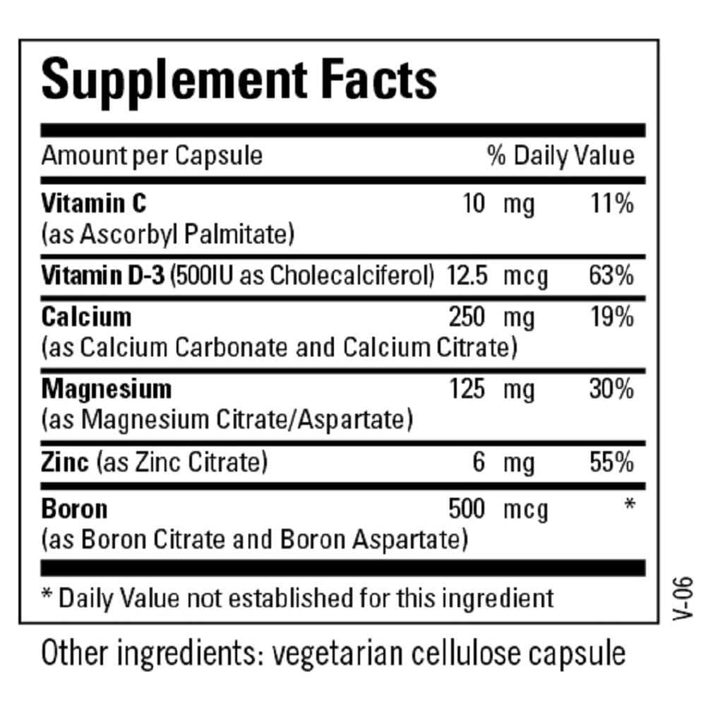 Metabolic Maintenance Cal/Mag/Zinc Complex with Vitamin D Plus Ingredients