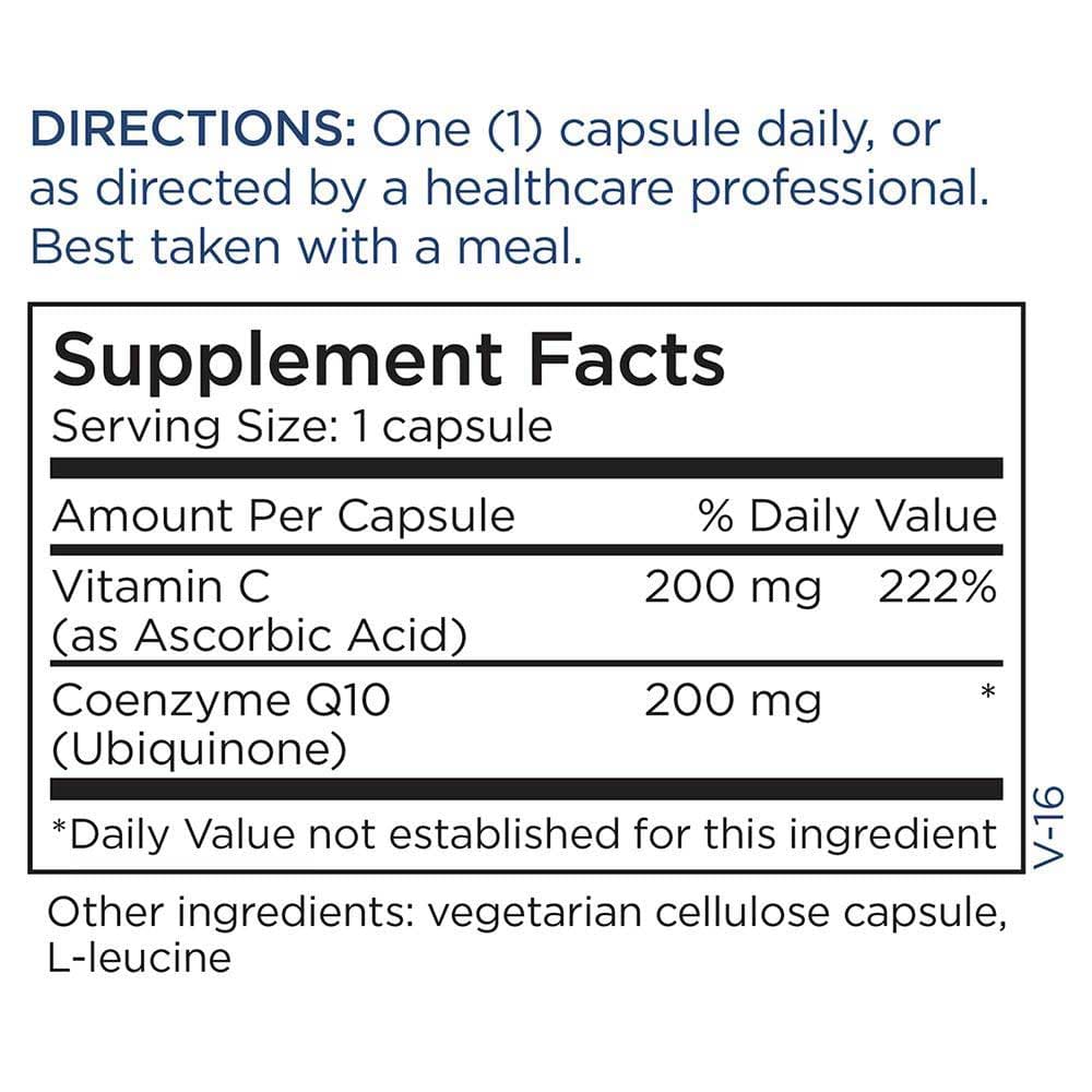 Metabolic Maintenance Coenzyme Q10 Ingredients