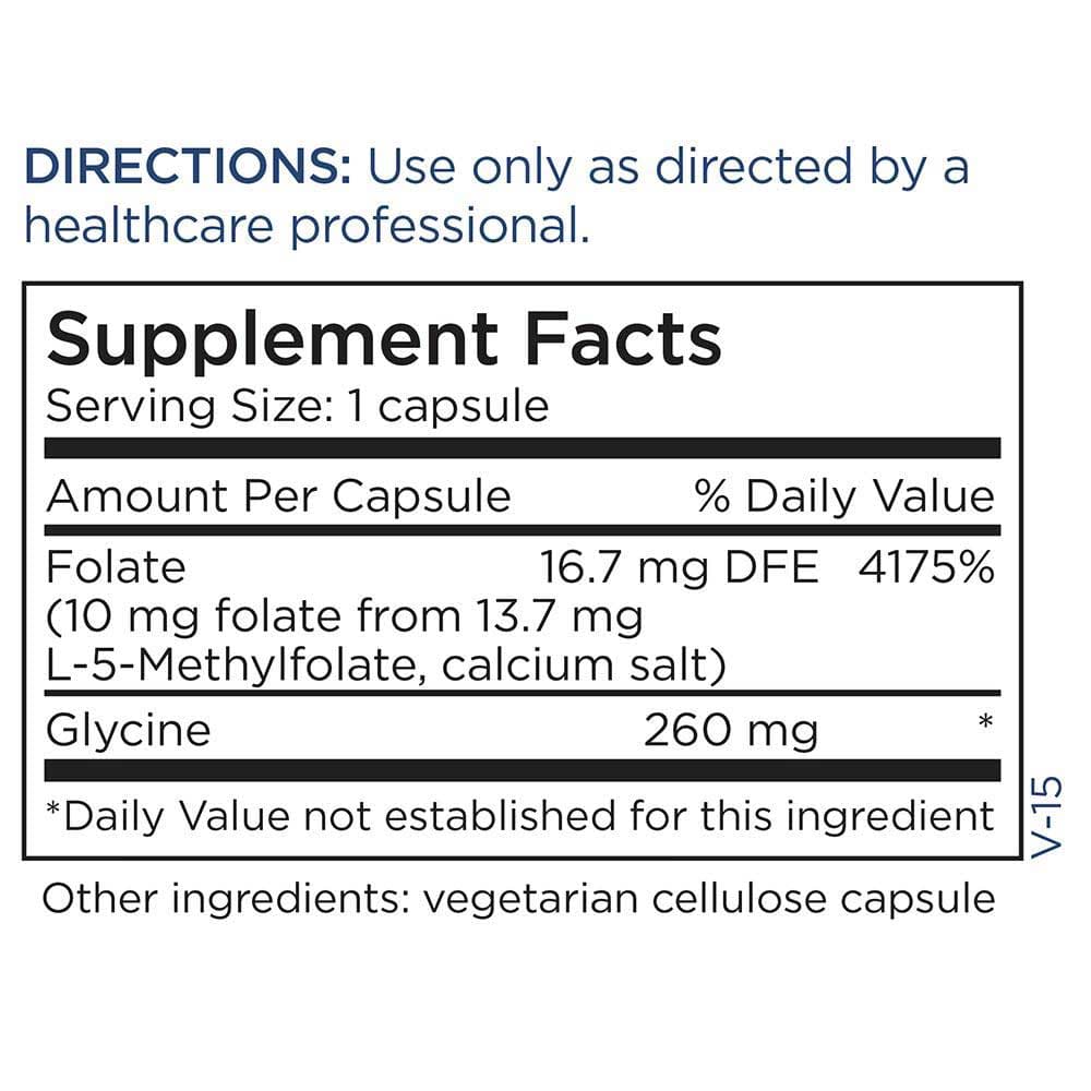 Metabolic Maintenance L-Methylfolate Ingredients