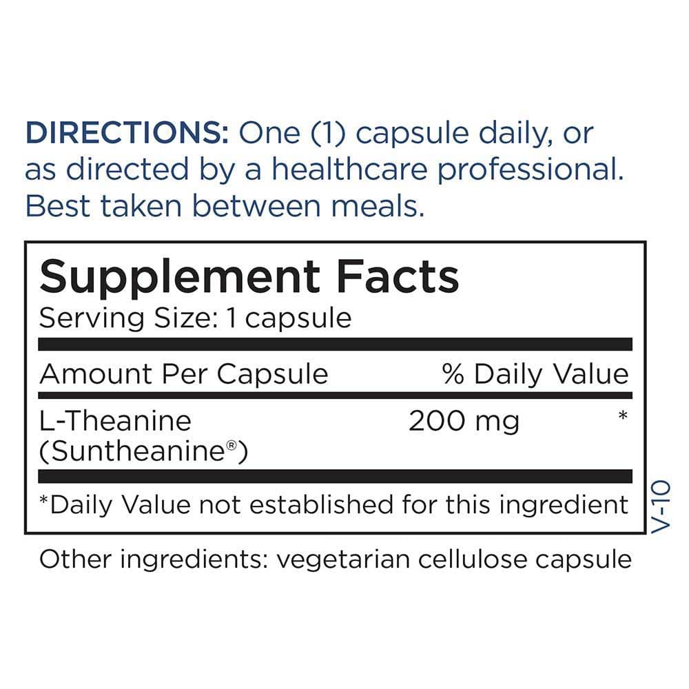Metabolic Maintenance L-Theanine Ingredients