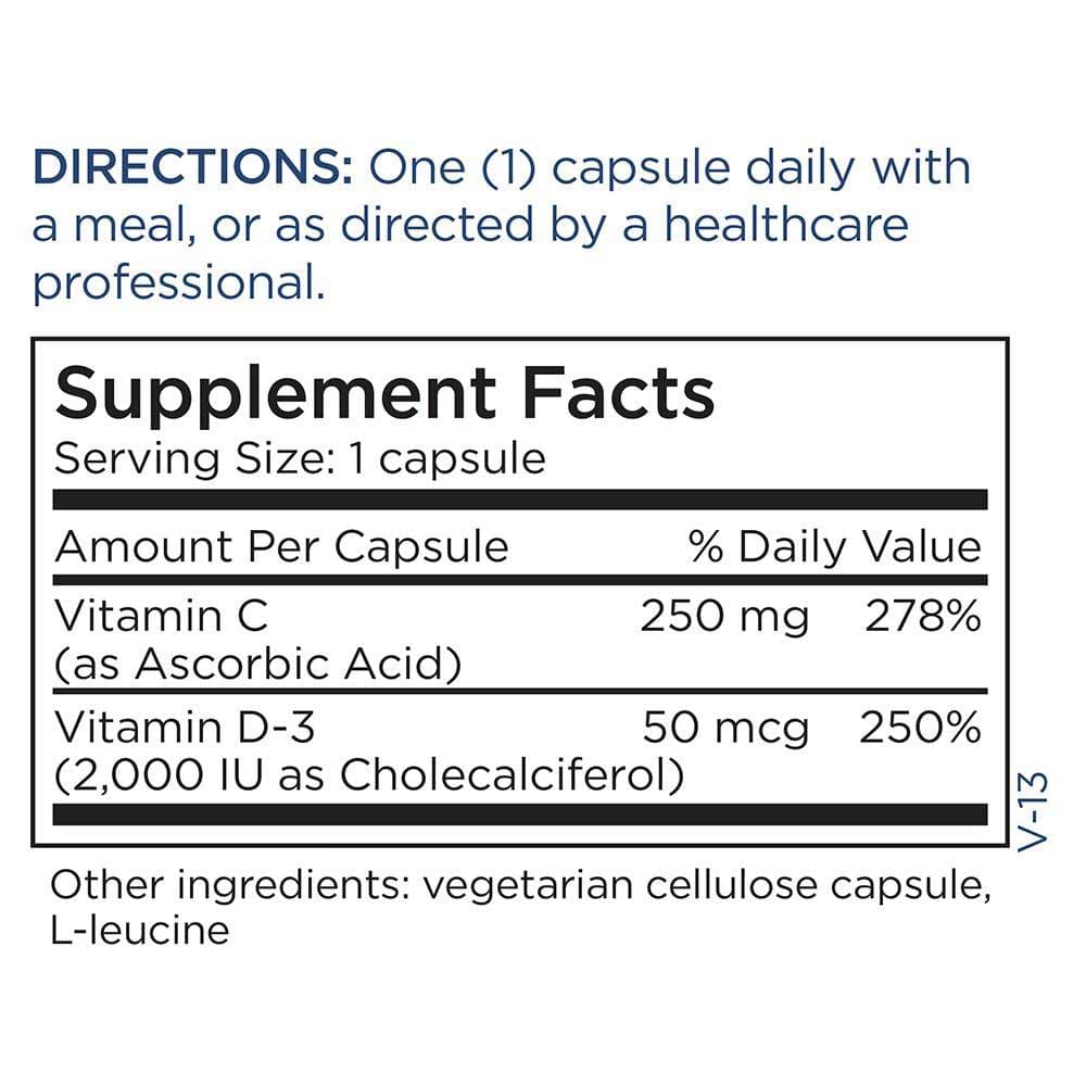 Metabolic Maintenance Vitamin D-3 Ingredients