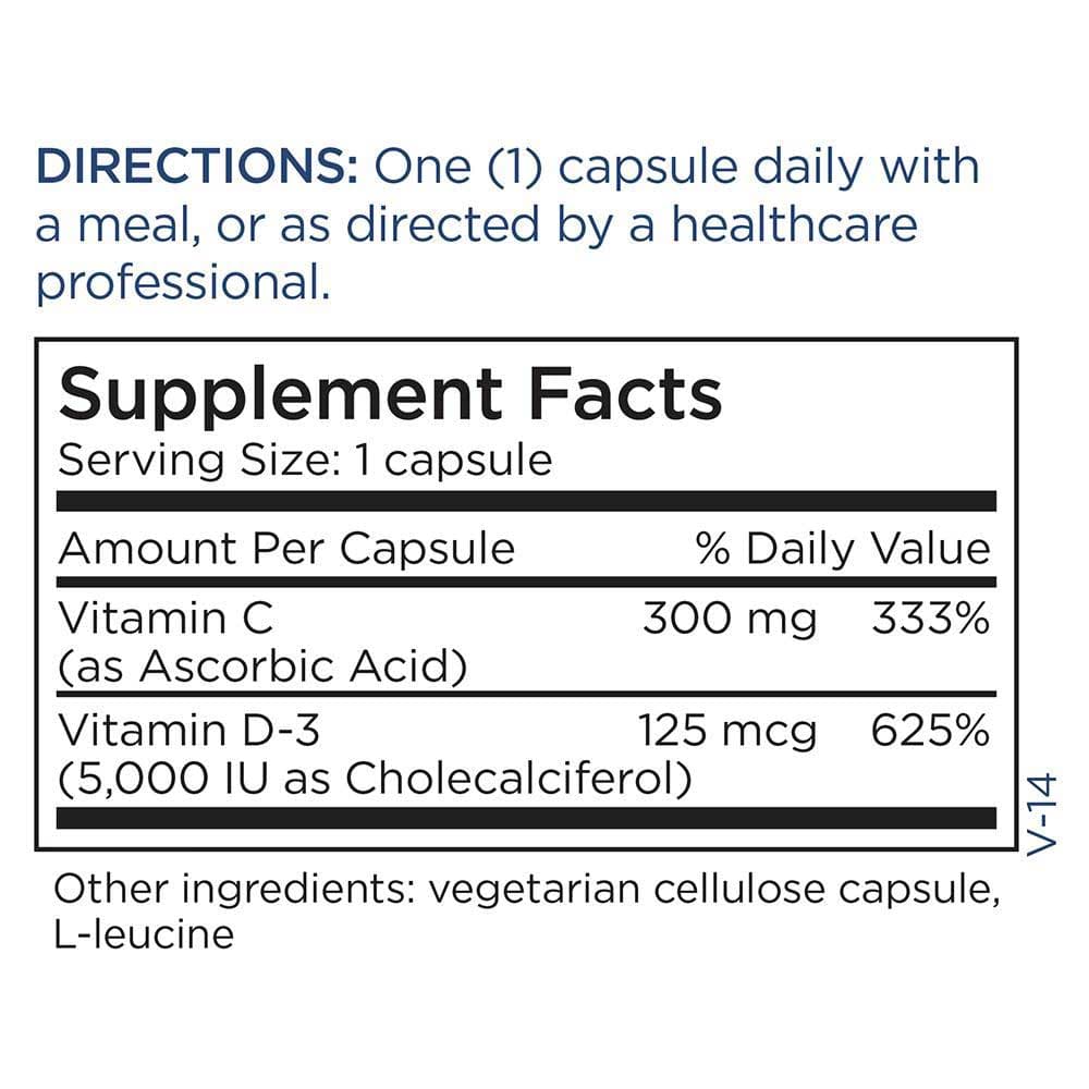Metabolic Maintenance Vitamin D-3 Ingredients