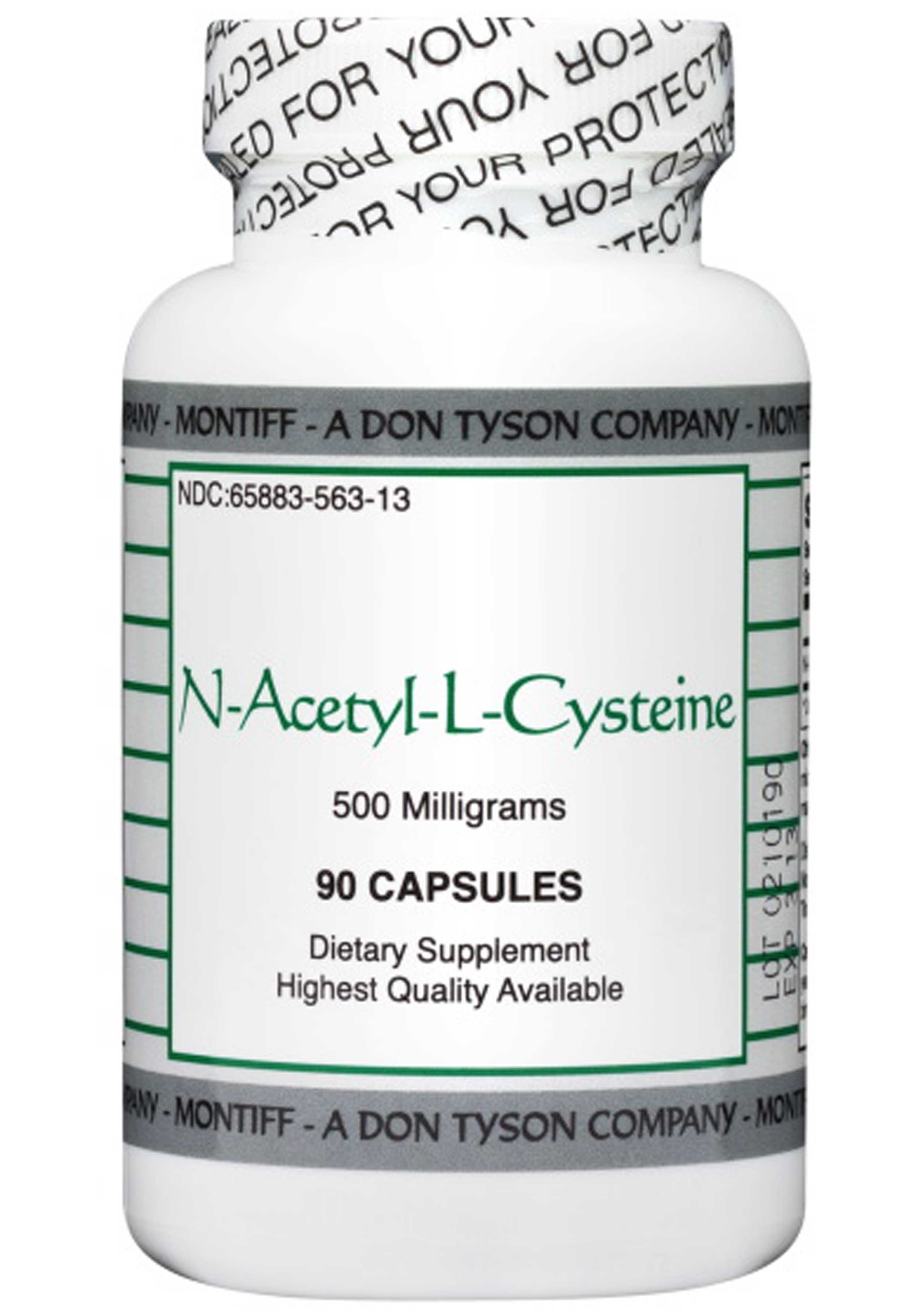 montiff glutathione Montiff N-Acetyl-L-Cysteine 500 mg