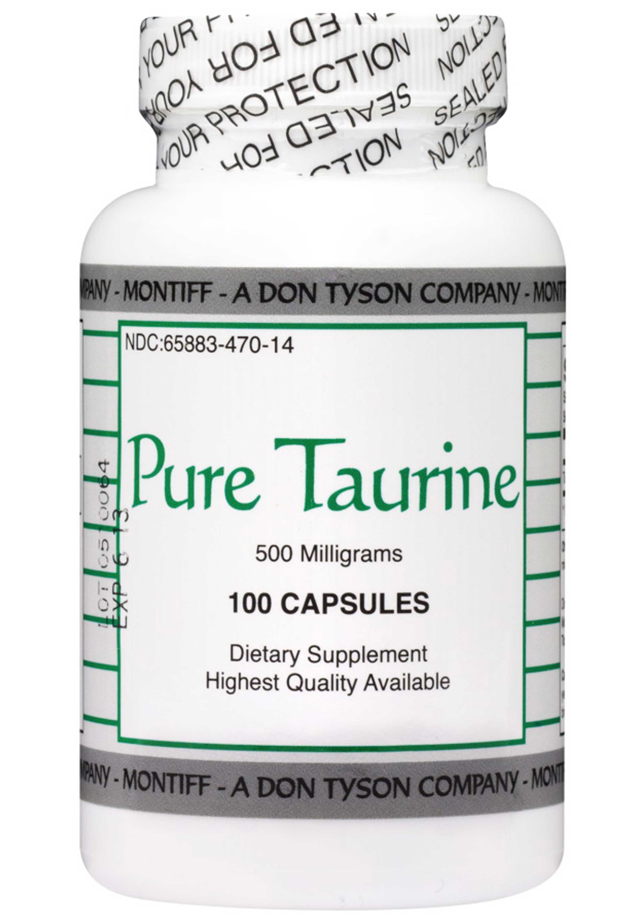 Montiff Pure Taurine 500 mg