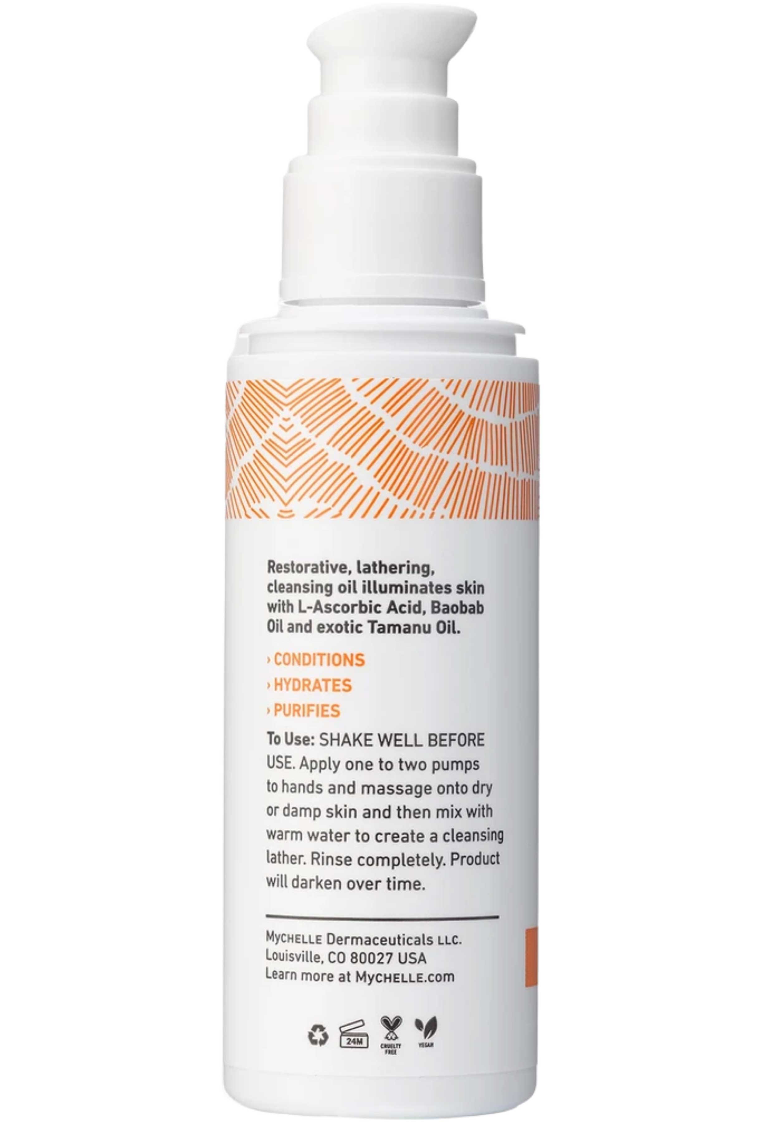 MyChelle Dermaceuticals Perfect C™ Cleansing Oil Ingredients