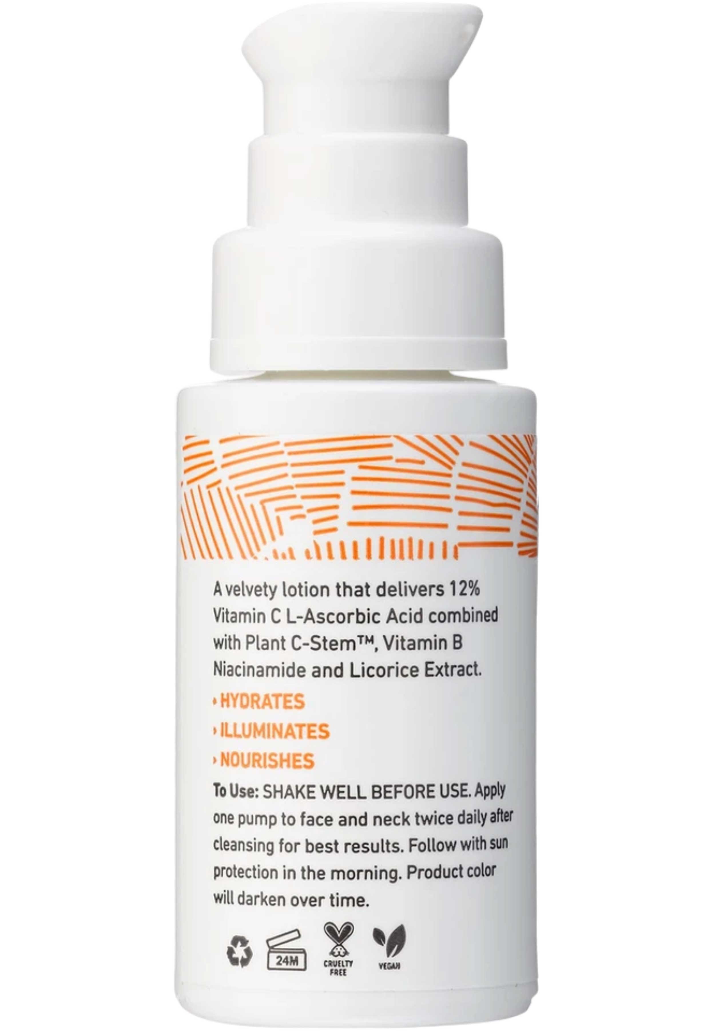 MyChelle Dermaceuticals Perfect C™ PRO Vitamin C+B Lotion 12% Ingredients