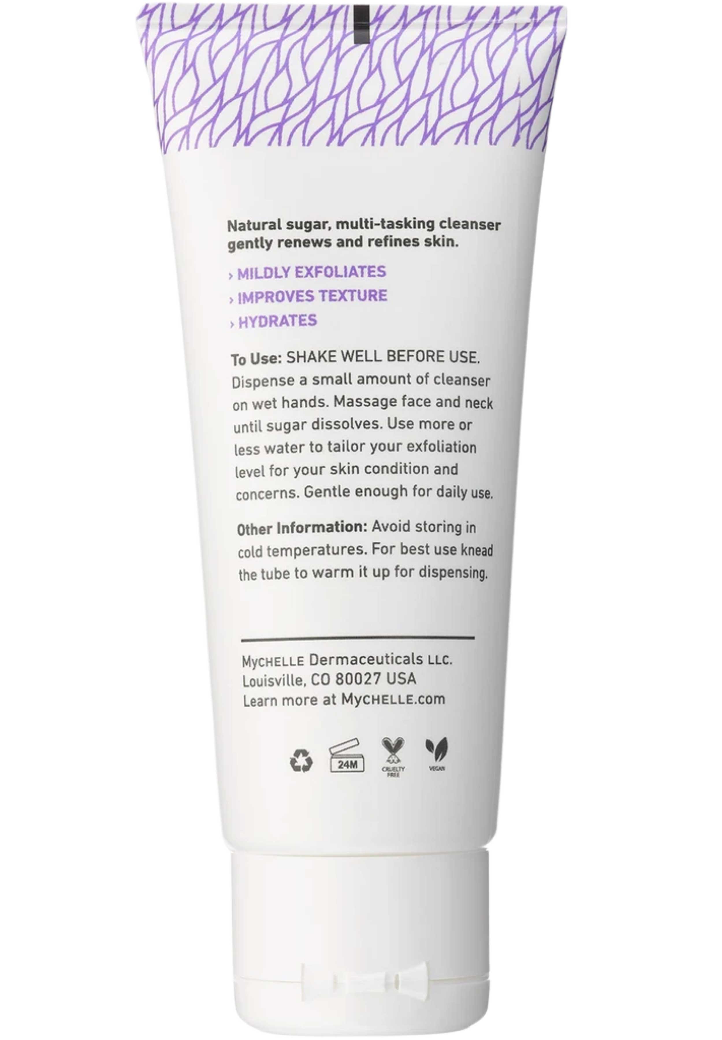 MyChelle Dermaceuticals Refining Sugar Cleanser Ingredients