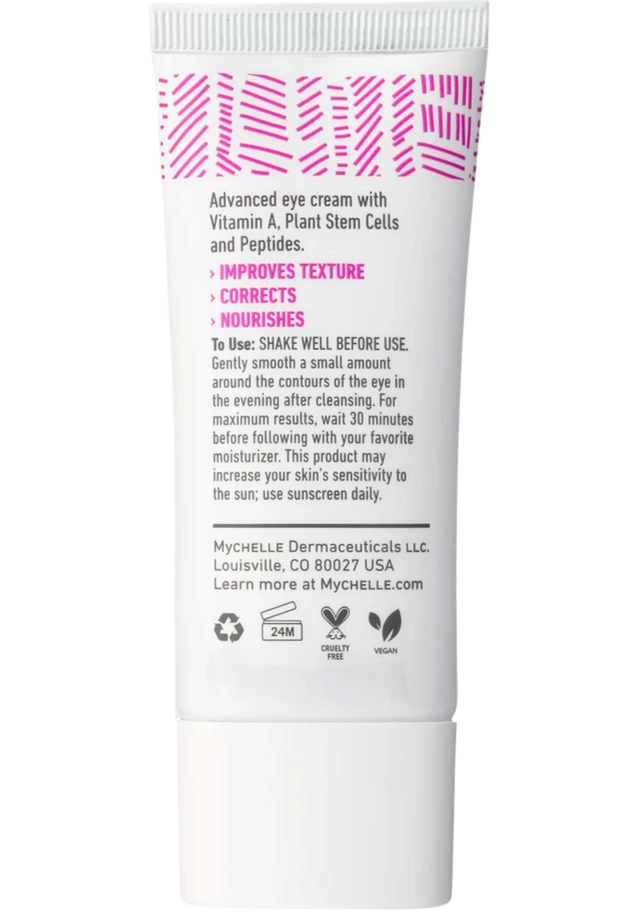 MyChelle Dermaceuticals Remarkable Retinal™ Eye Cream Ingredients