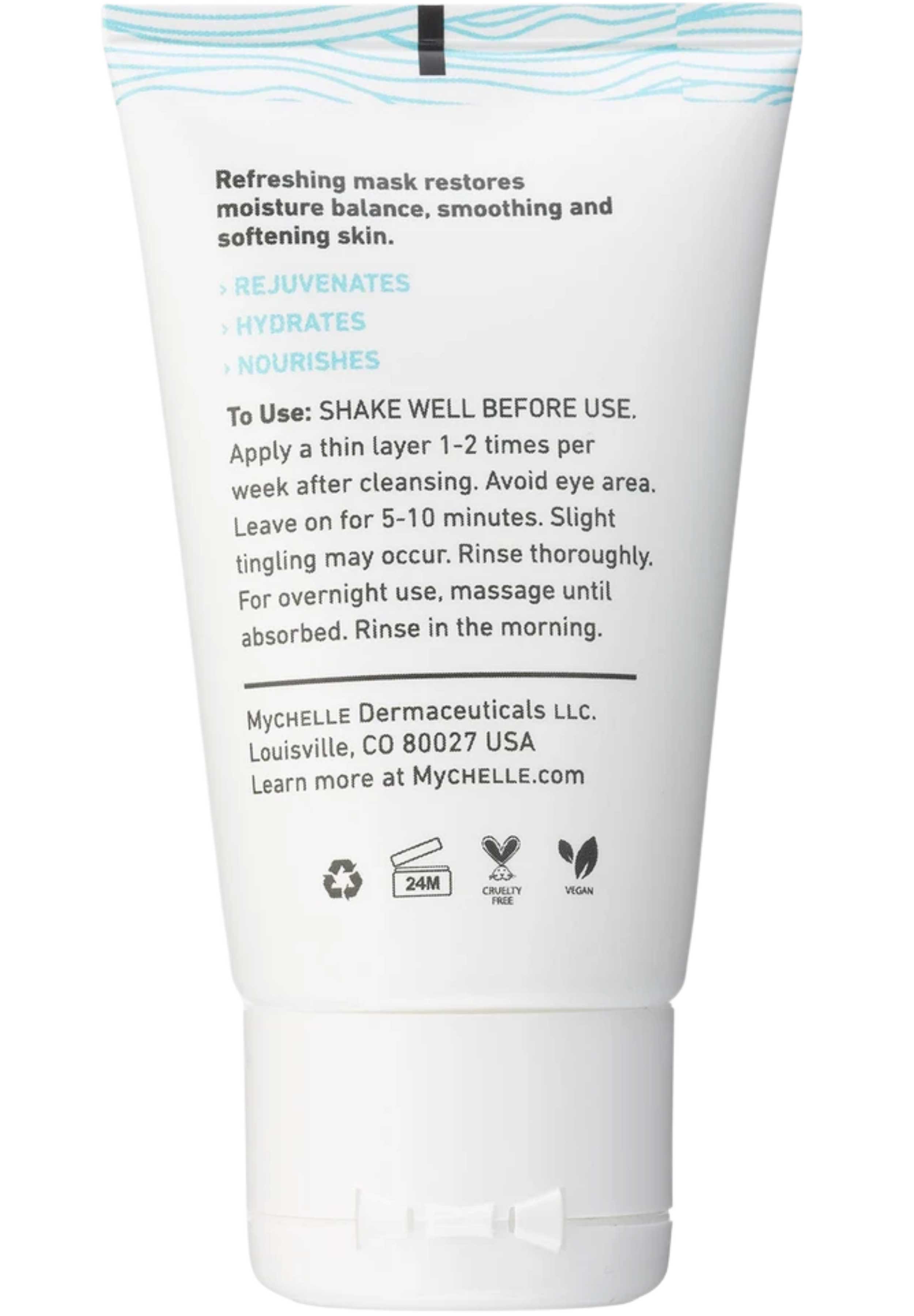 MyChelle Dermaceuticals Ultra Hyaluronic Water Mask Ingredients