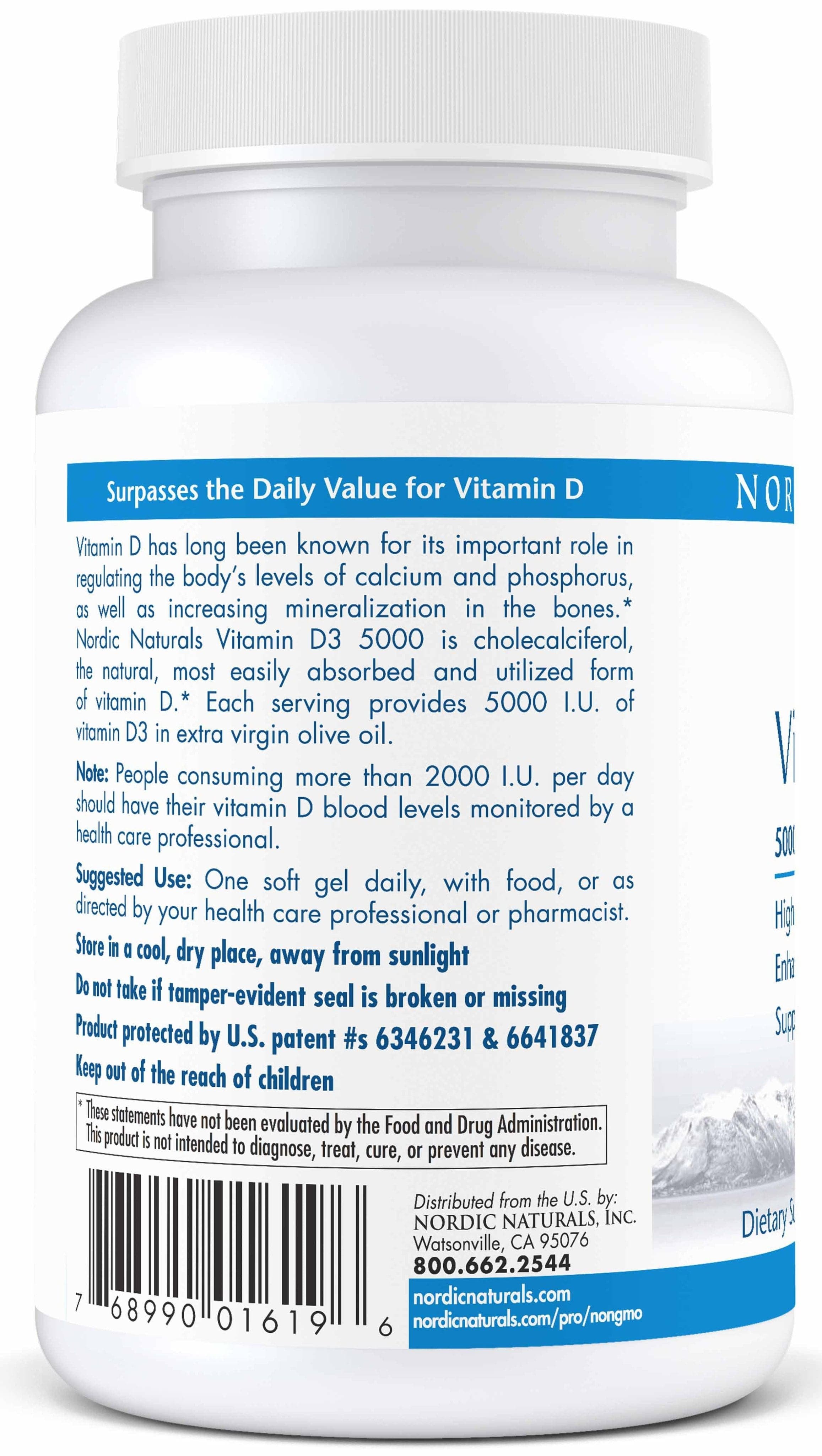 Nordic Naturals Vitamin D3 5000