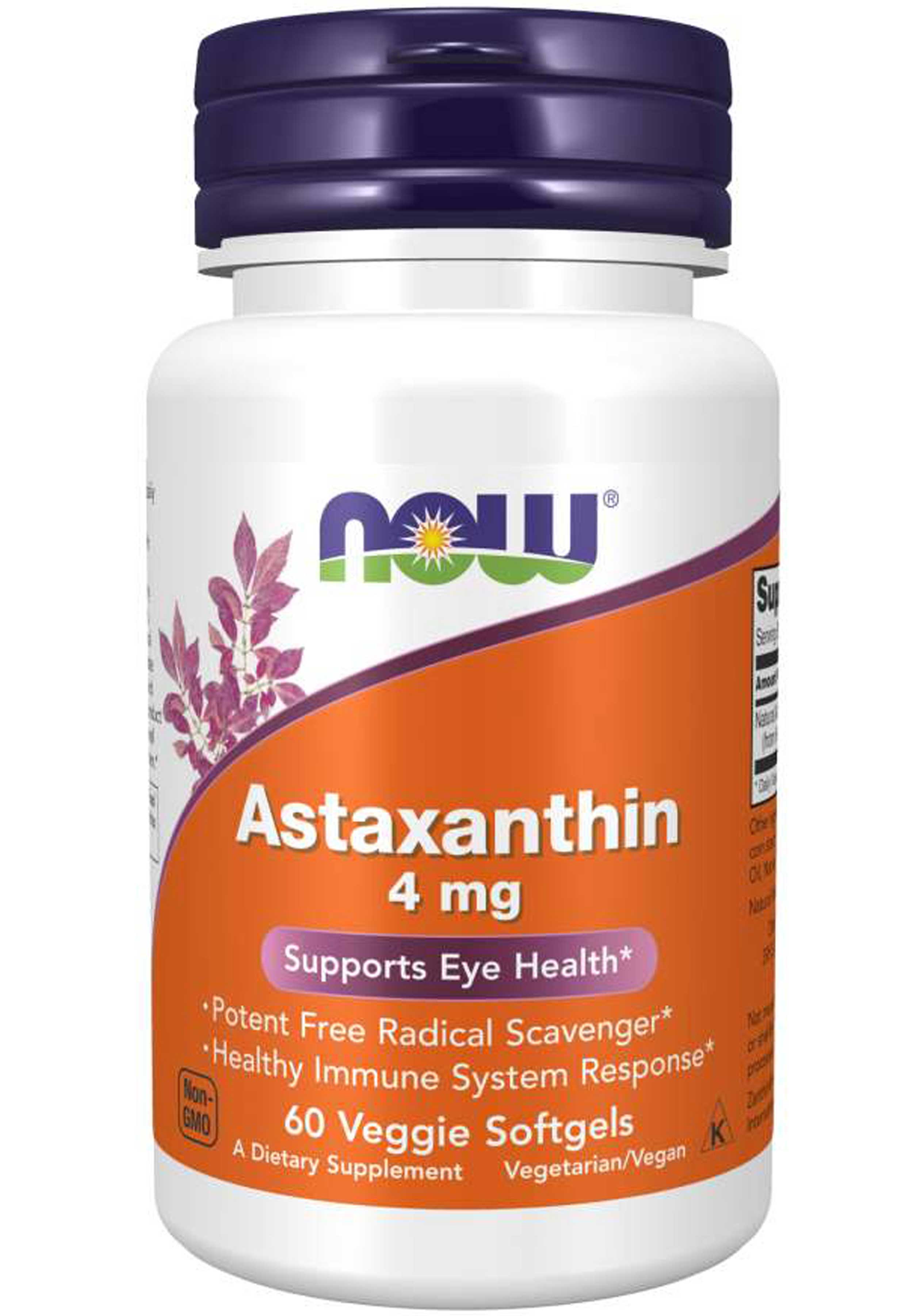 NOW Astaxanthin 4 mg
