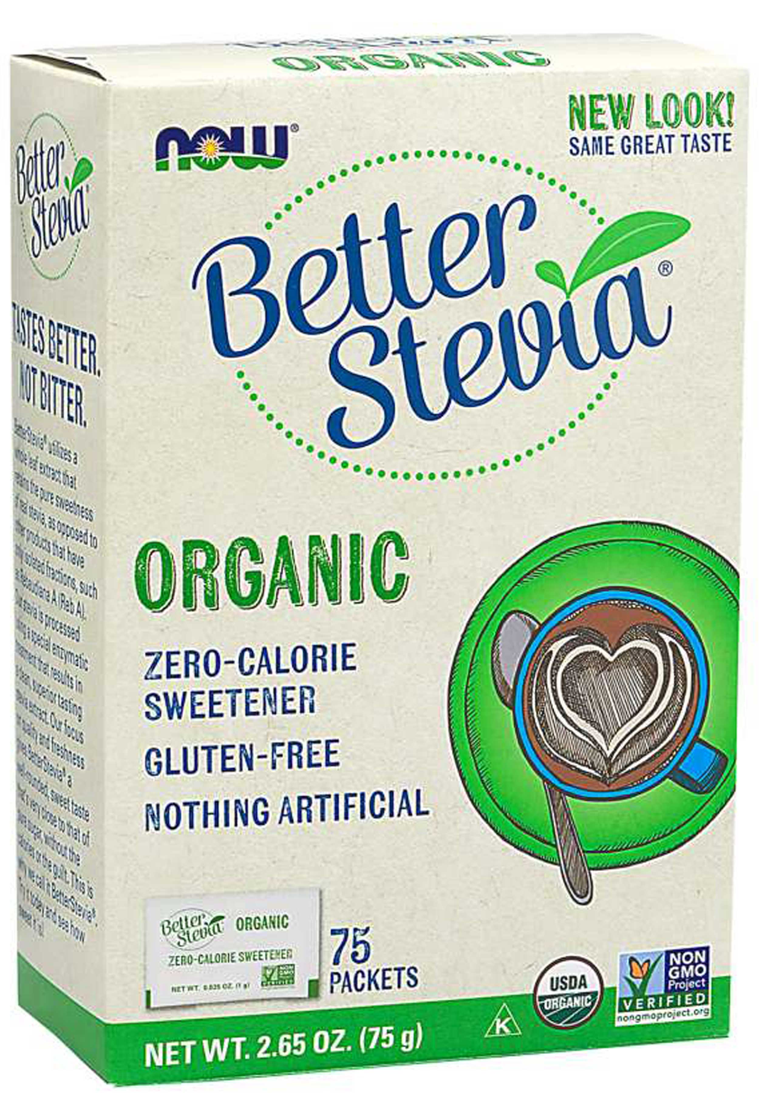NOW Better Stevia, Organic Packets