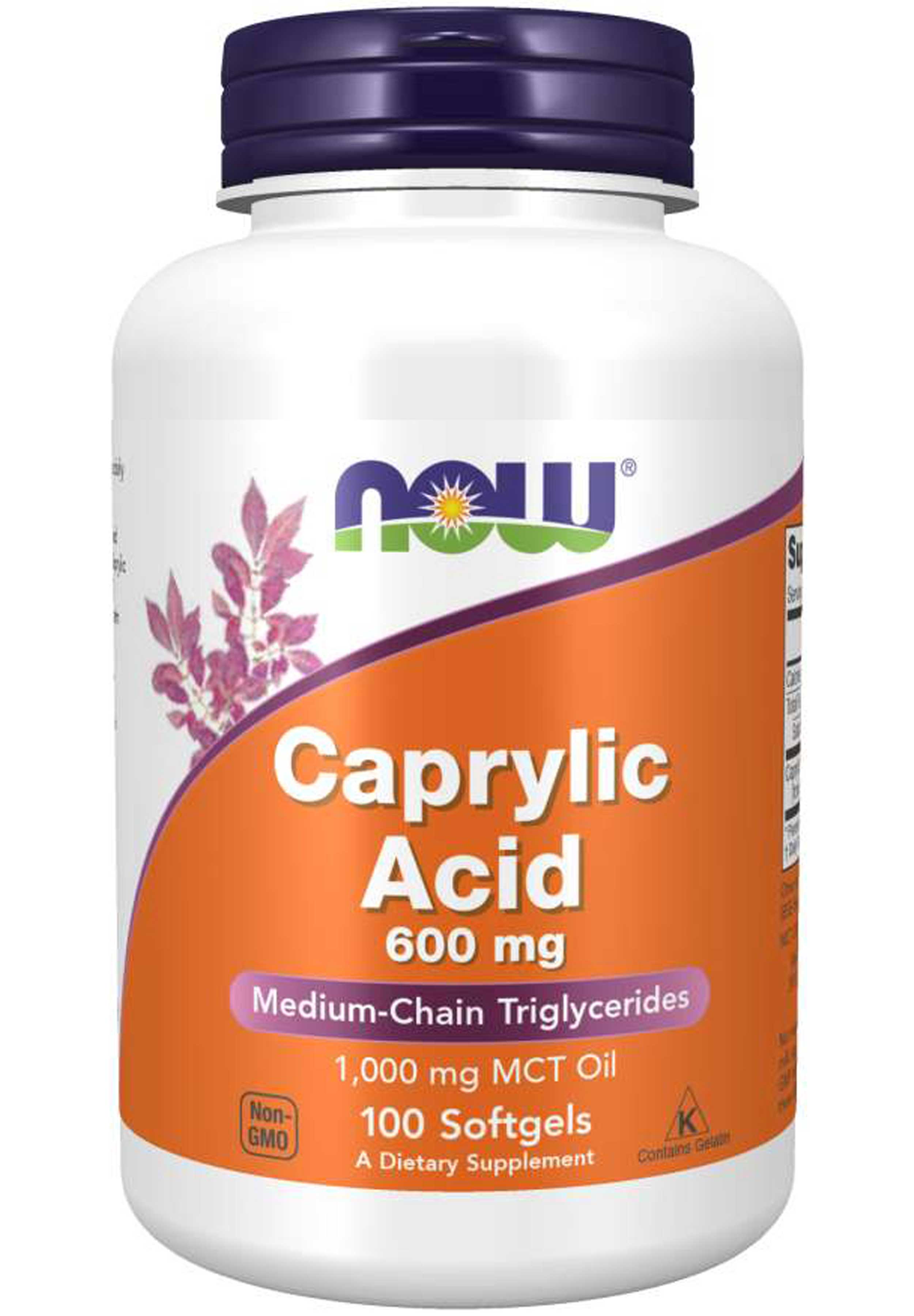 NOW Caprylic Acid 600 mg