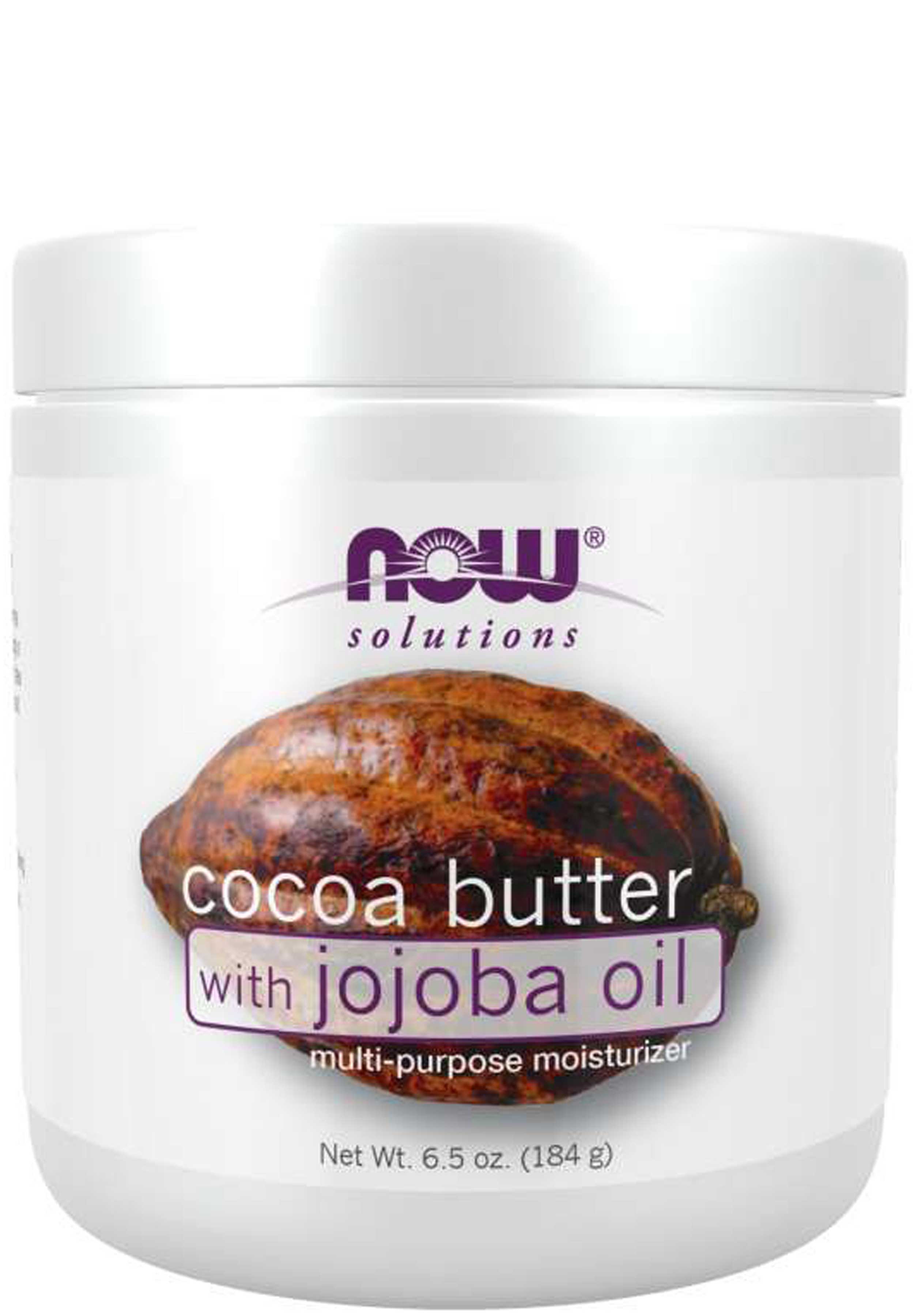 NOW Solutions Cocoa Butter with Jojoba Oil