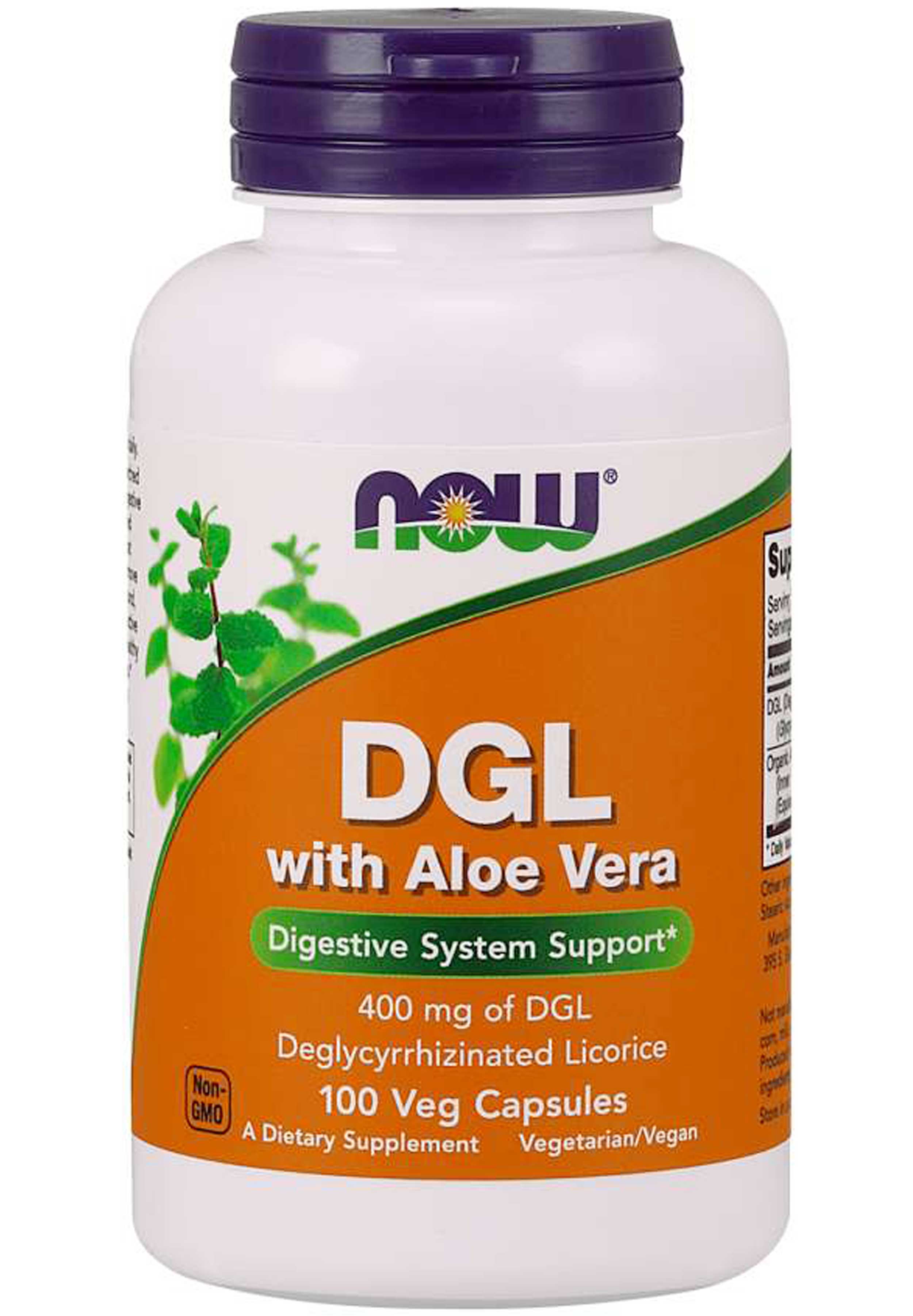 NOW DGL with Aloe Vera
