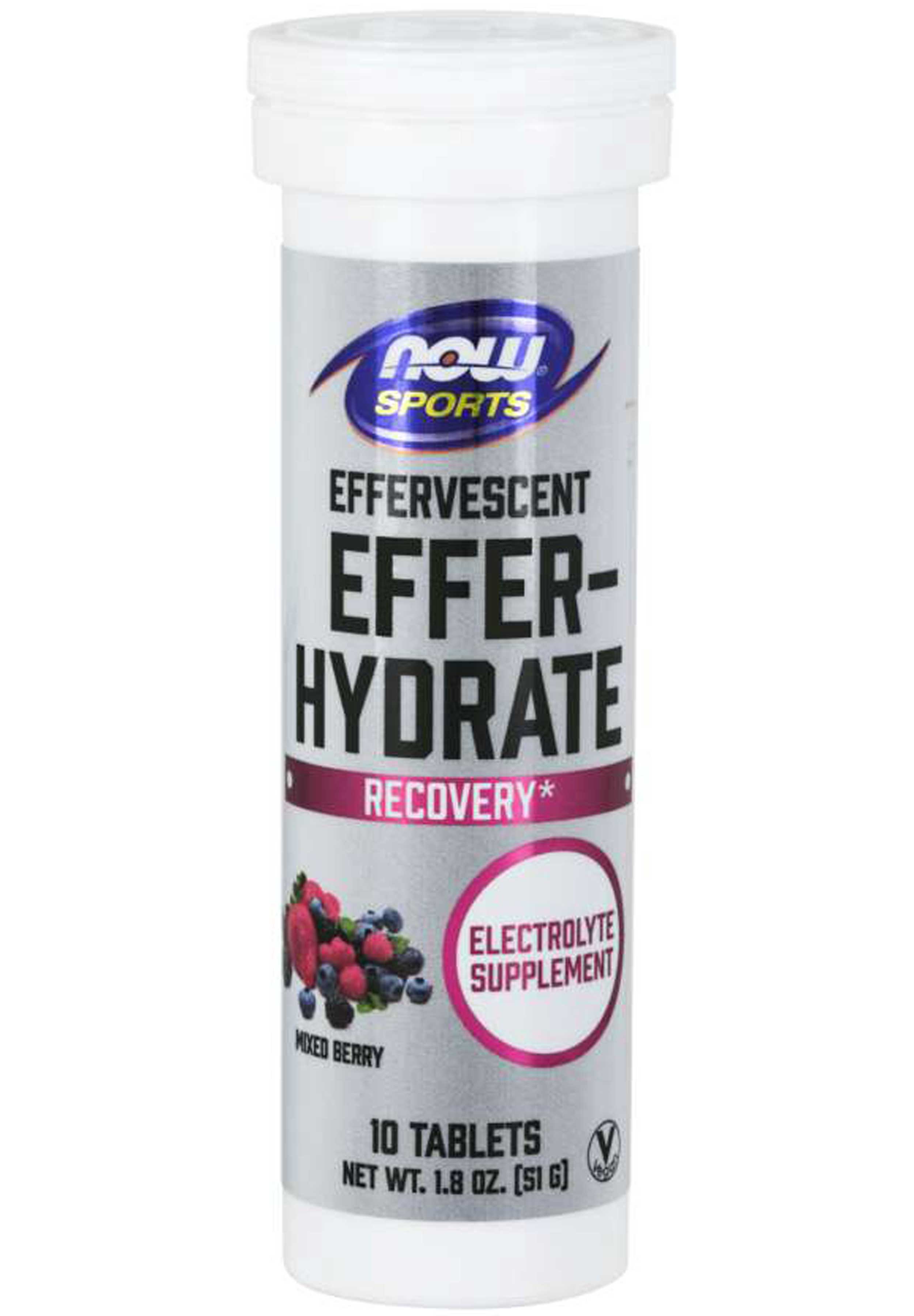 NOW Effer-Hydrate, Mixed Berry