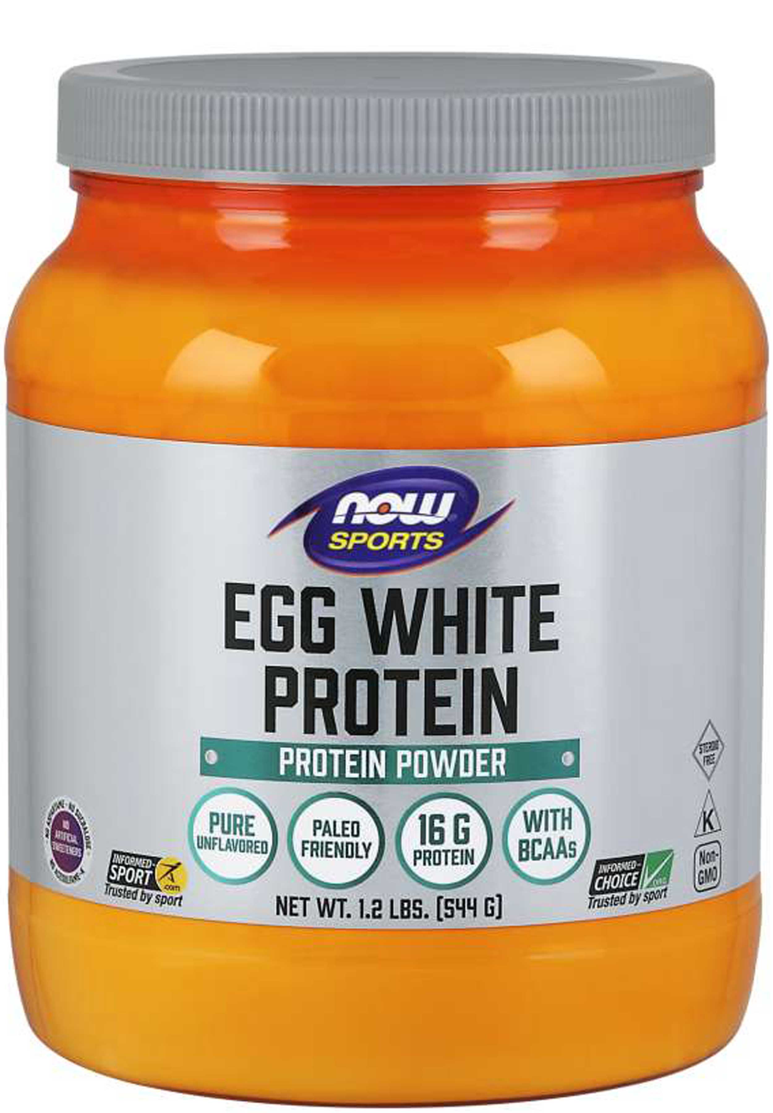 NOW Sports Egg White Protein Powder