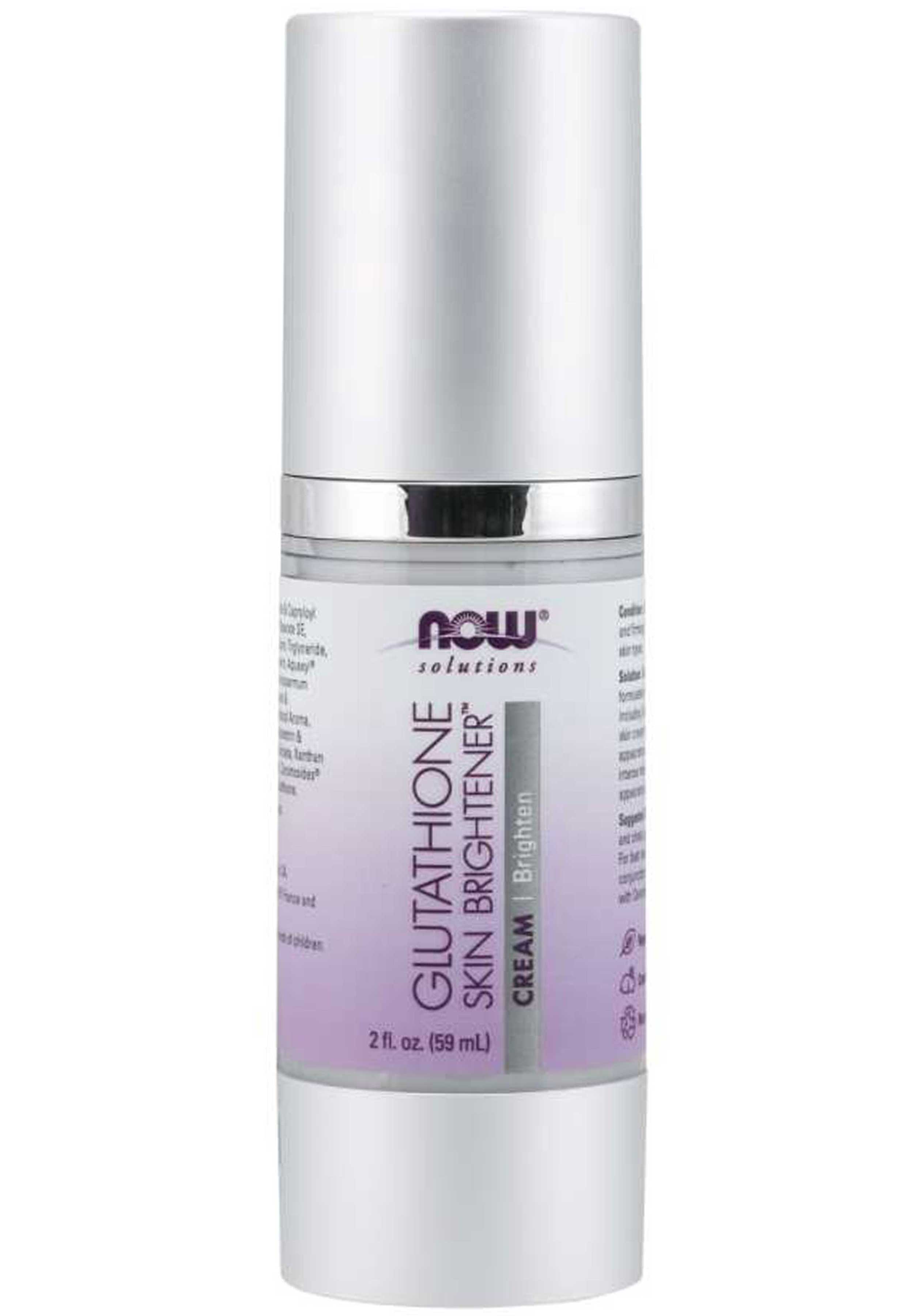 NOW Solutions Glutathione Skin Brightener, Cream