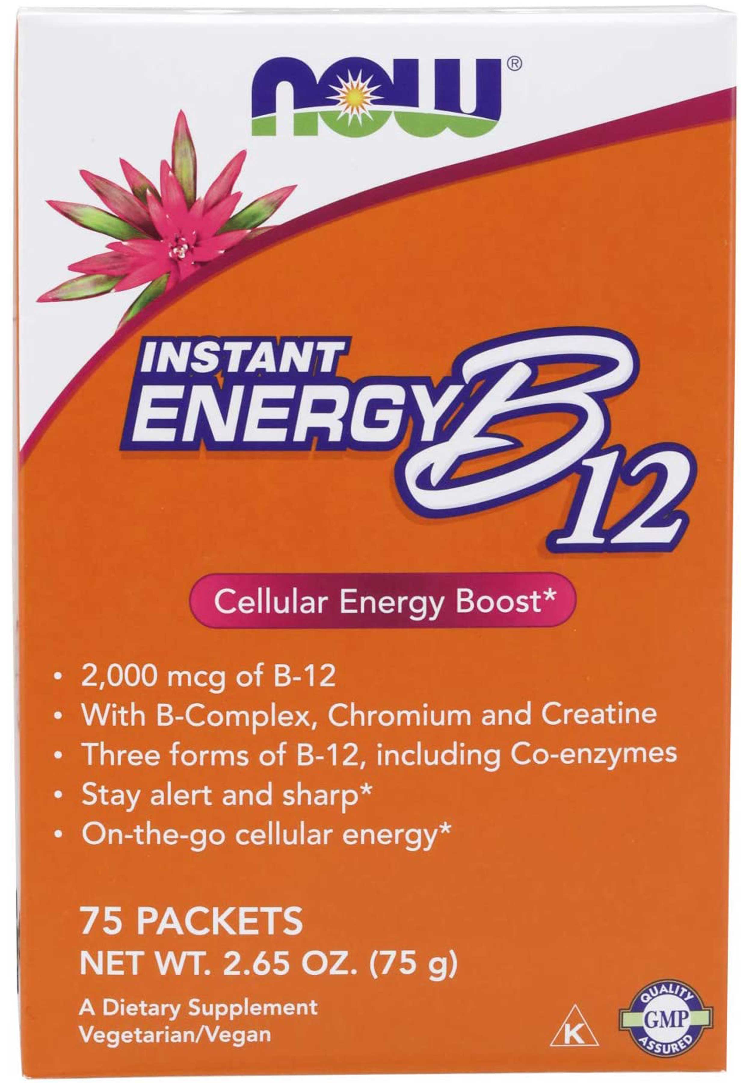 NOW Instant Energy B12 Packets