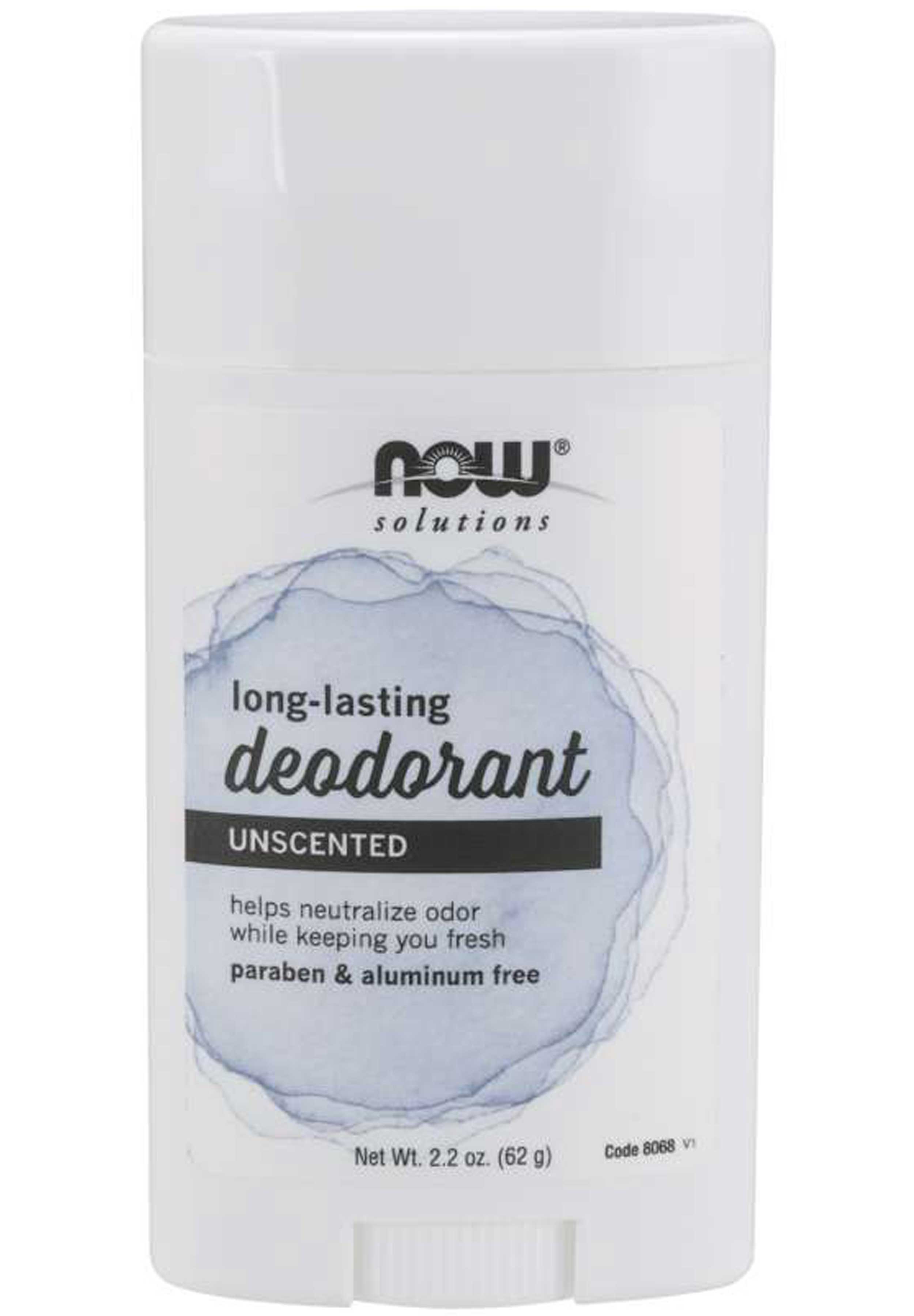 NOW Solutions Long-Lasting Deodorant Unscented
