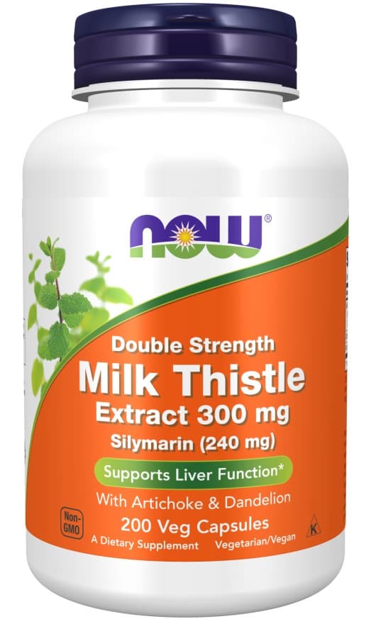 NOW Double Strength Milk Thistle Extract 300mg (Formerly Silymarin 2X)
