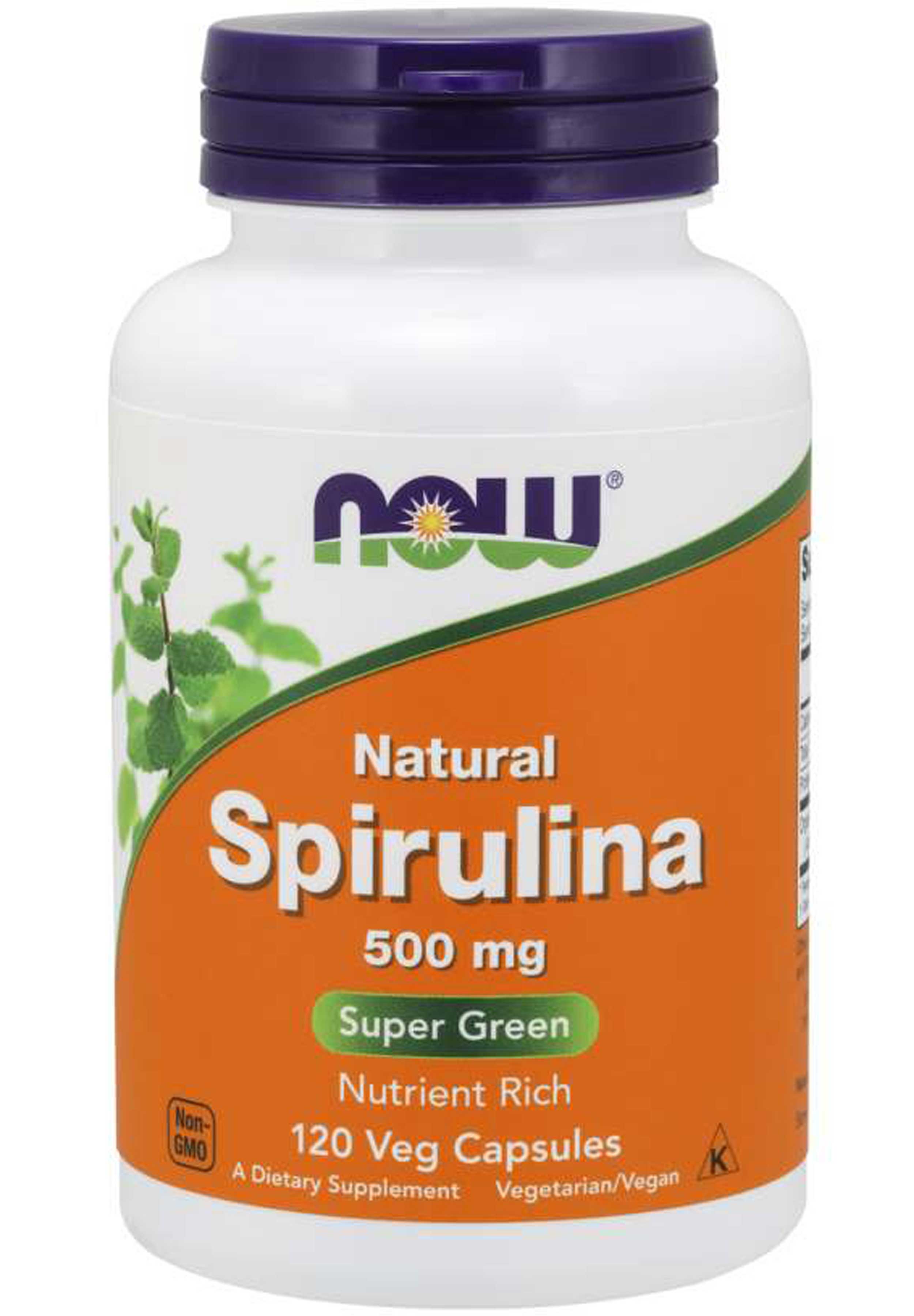 NOW Natural Spirulina 500 mg
