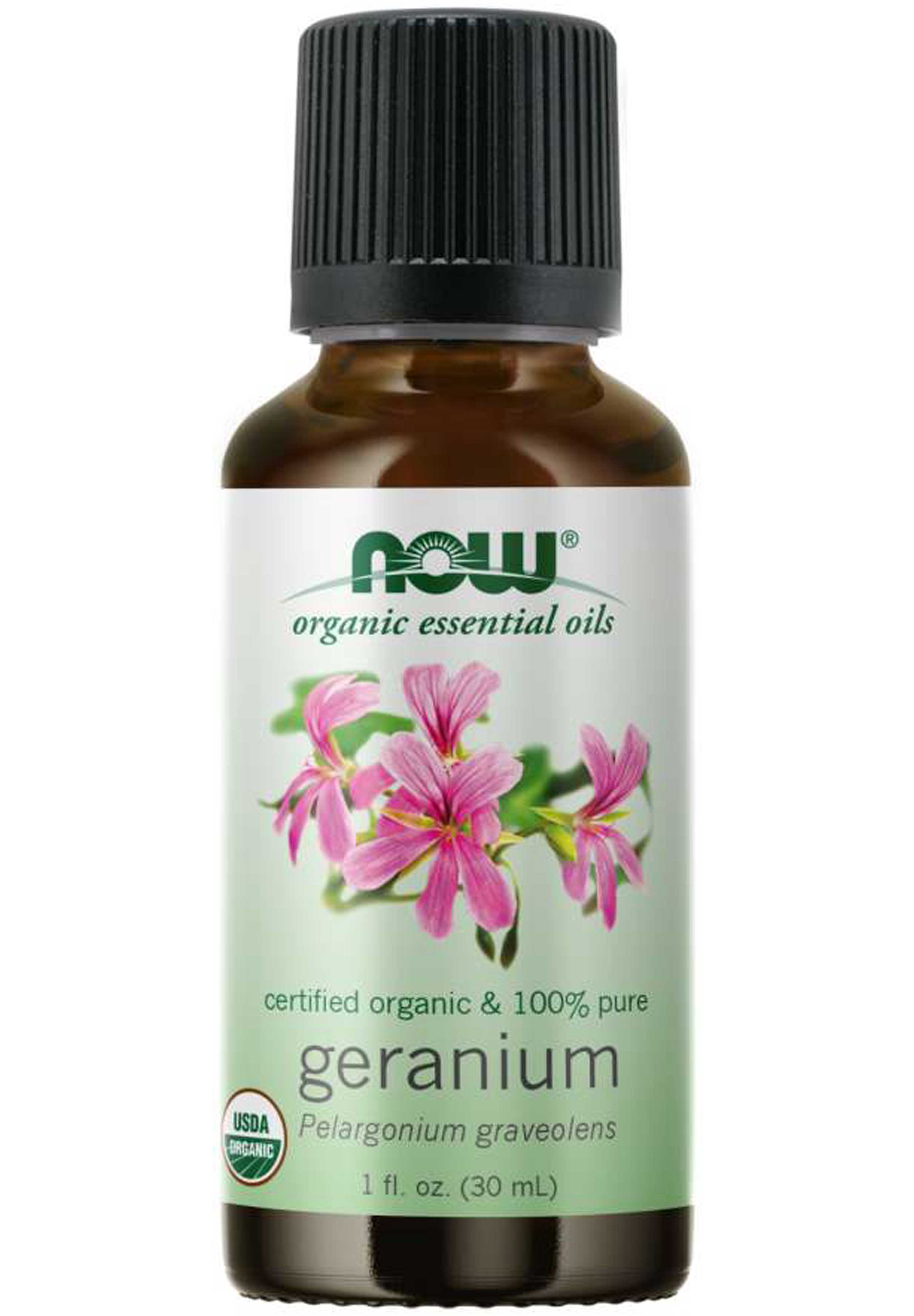 NOW Organic Essential Oils Geranium Oil