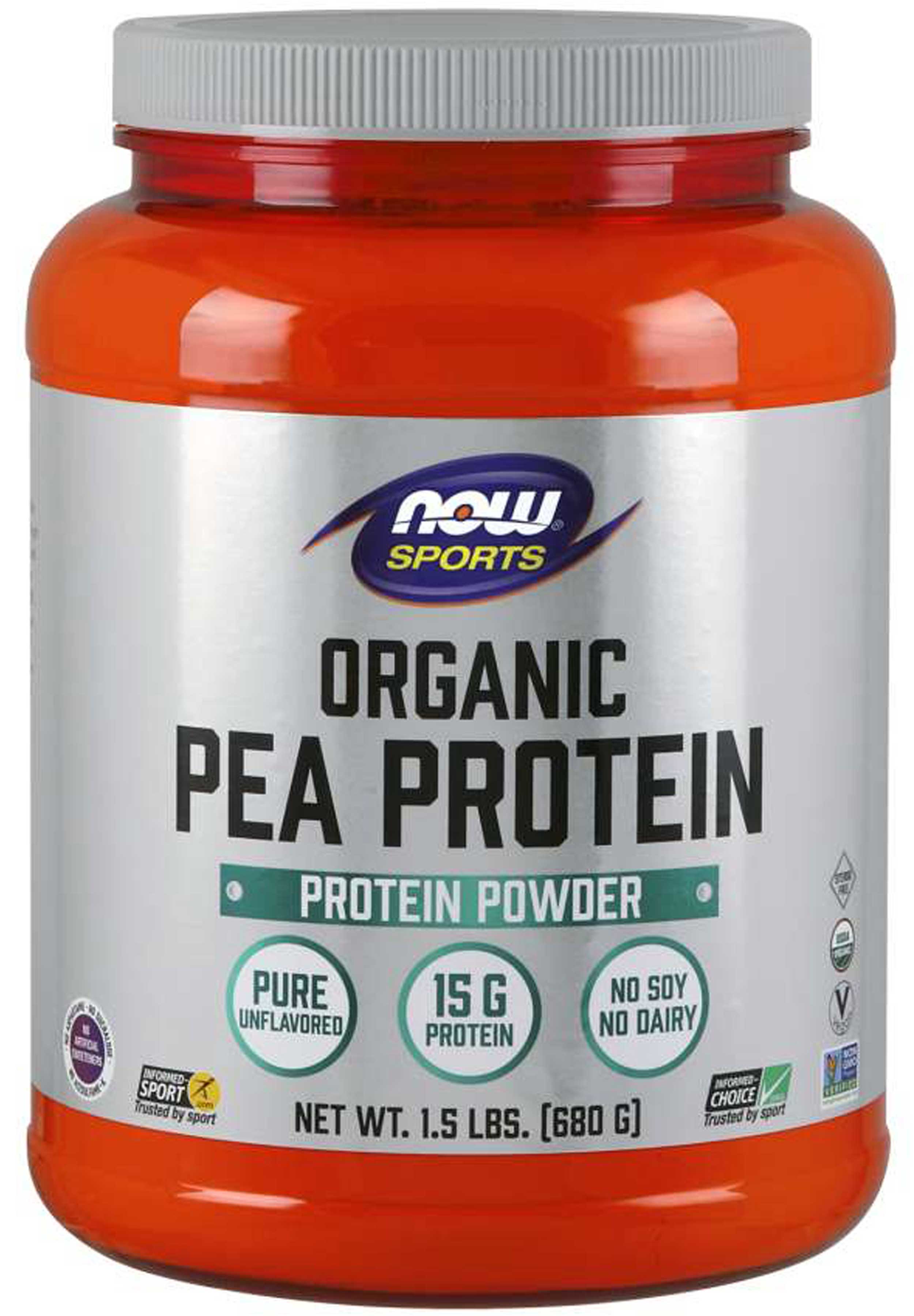 NOW Sports Organic Pea Protein