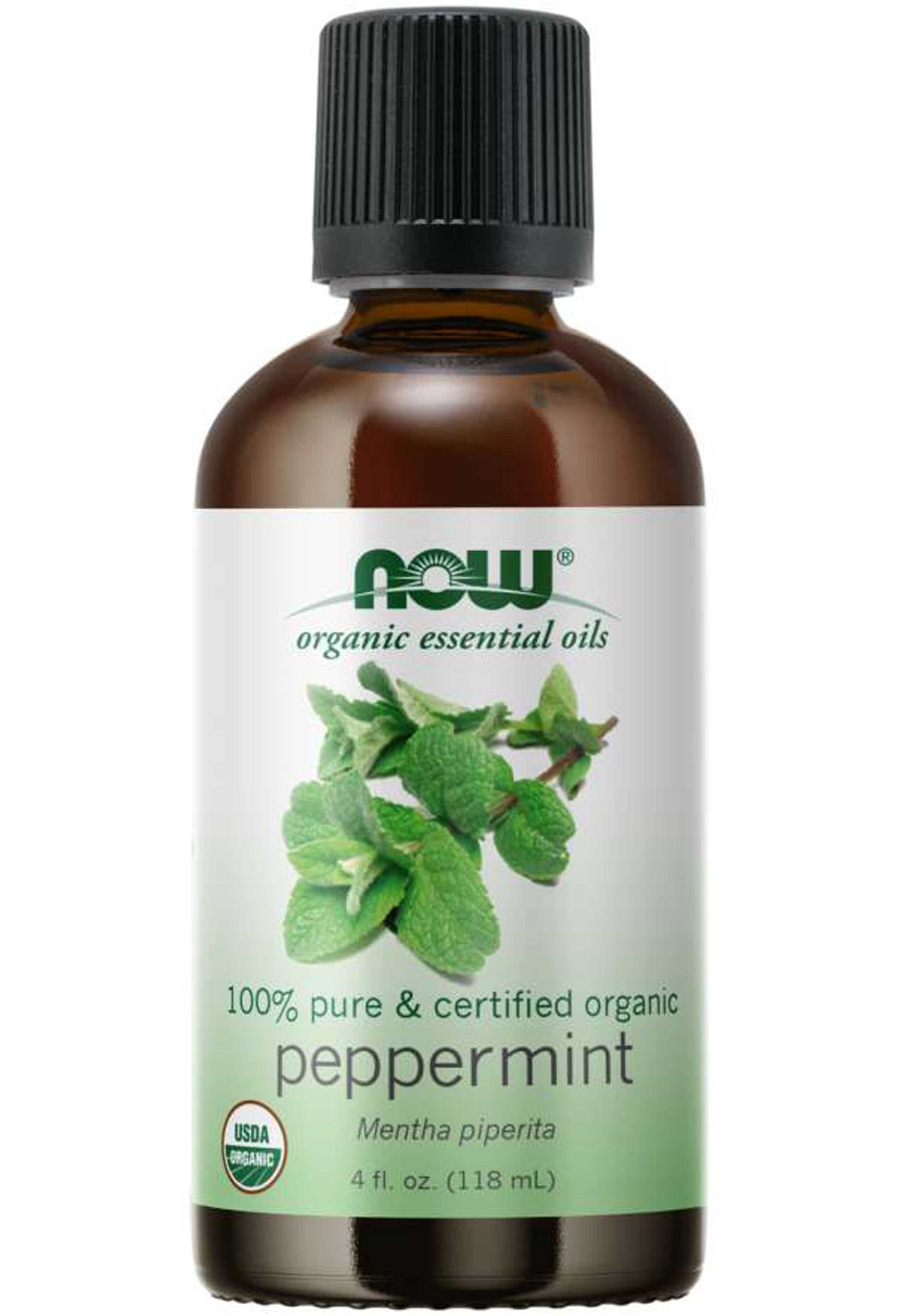 NOW Organic Essential Oils Peppermint Oil, Organic
