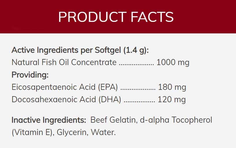 NOW Pets Omega-3 Support for Dogs/Cats Ingredients