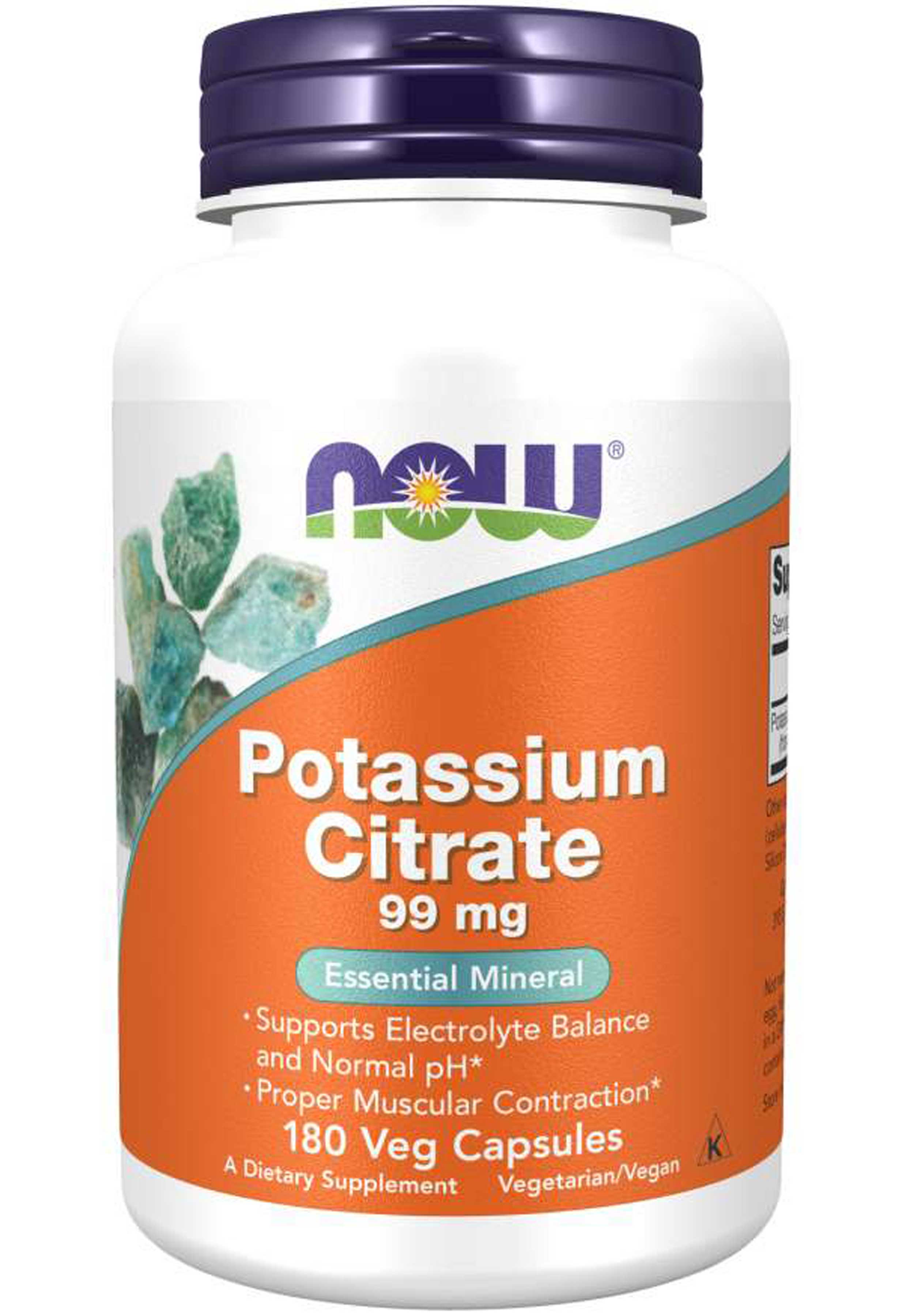 NOW Potassium Citrate 99 mg